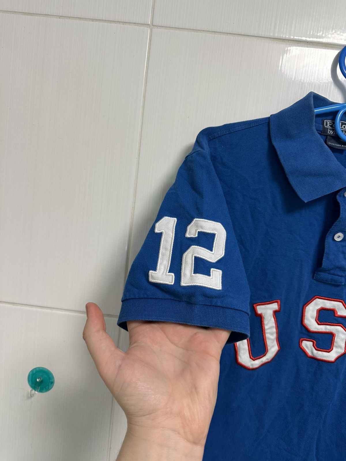 Polo Ralph Lauren 2012 Ralph Lauren USA Olympic Team Official Polo Shirt Mens Size US L / EU 52-54 / 3 - 3 Thumbnail