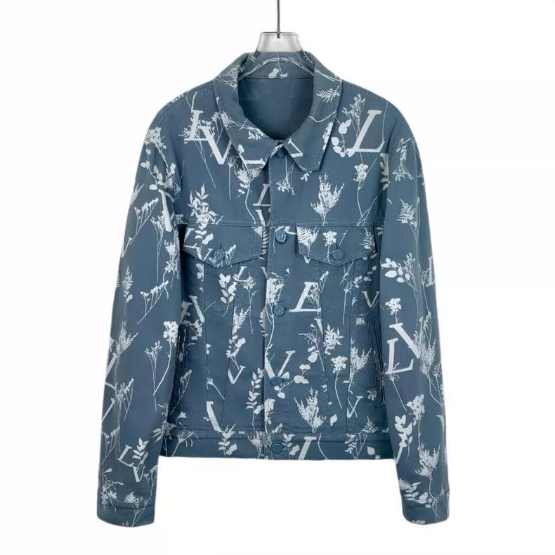 Louis Vuitton Louis Vuitton 22 blue logo floral print full-print cotton Size US M / EU 48-50 / 2 - 1 Thumbnail