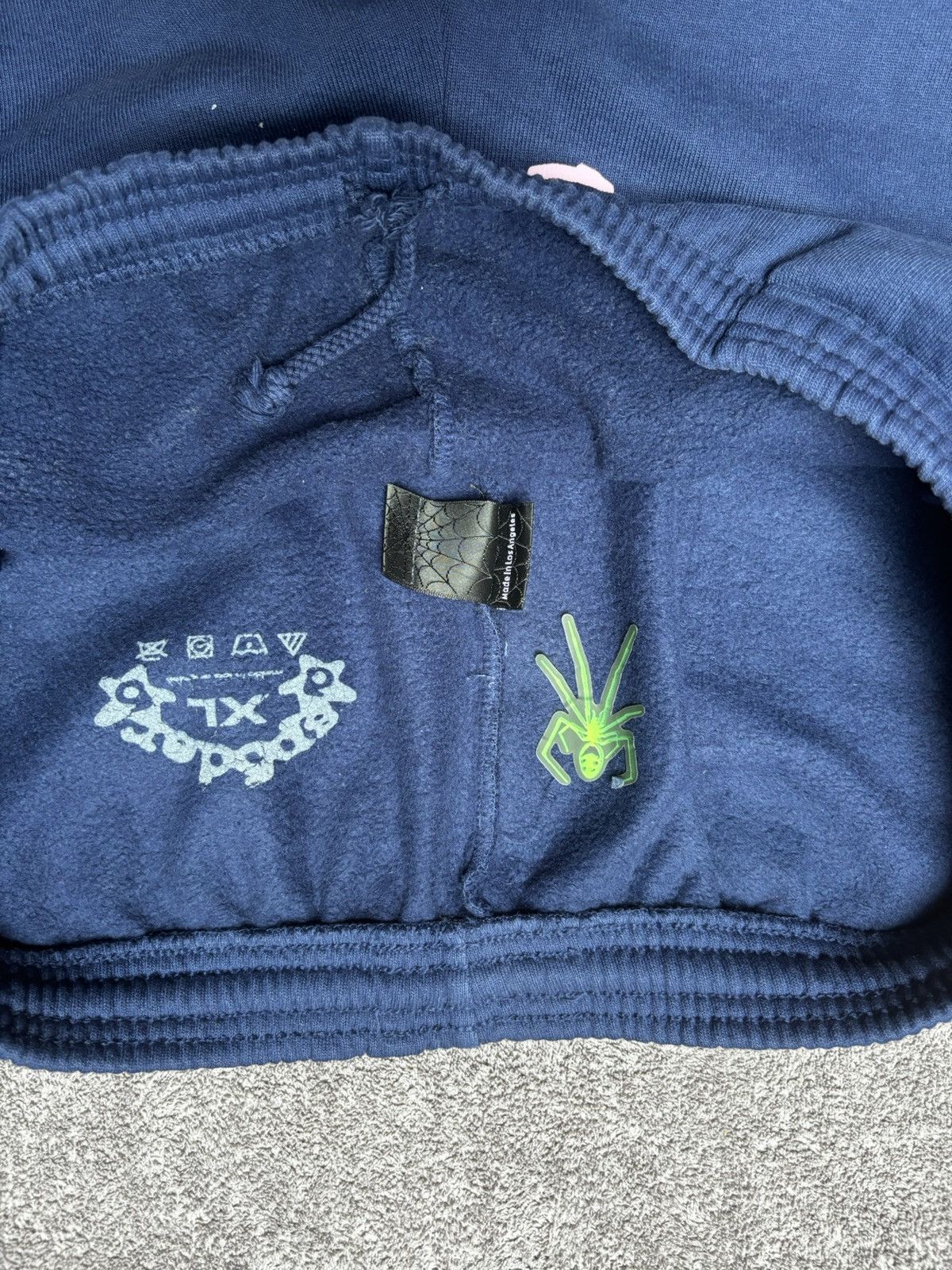 Sp5der Sp5der Og Web Sweatpant « Navy » Size US 36 / EU 52 - 9 Thumbnail