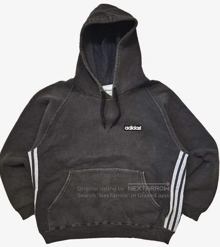 VINNY's Vintage 80s Adidas USA Flag Hoodie. Size US S / EU 44-46 / 1 - 1 Thumbnail