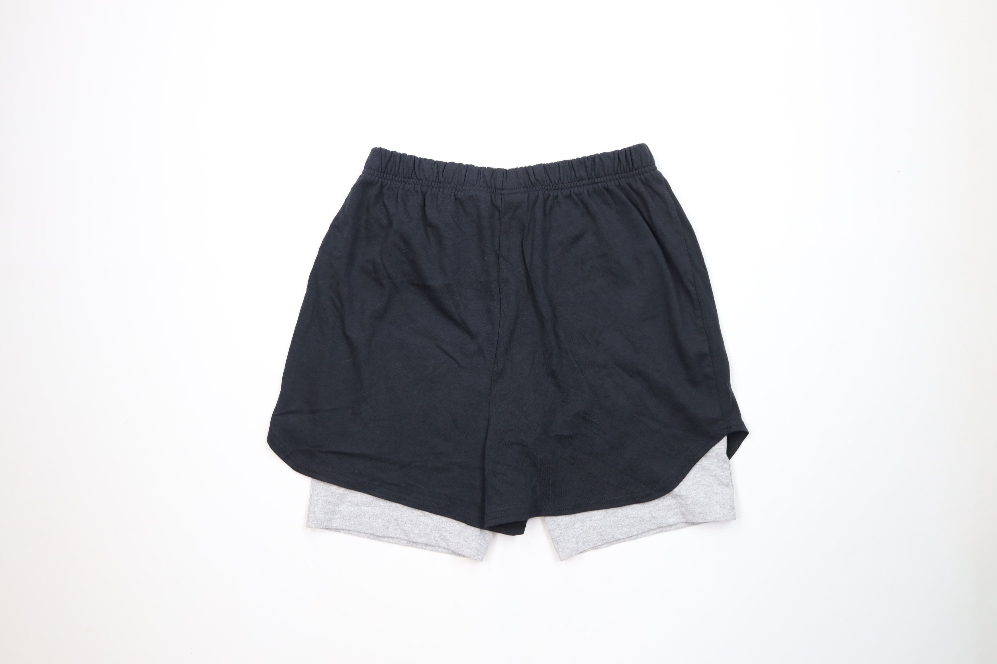 Vintage Vintage 90s Streetwear Sweatpants Shorts Black Cotton Size US 34 / EU 50 - 11 Thumbnail