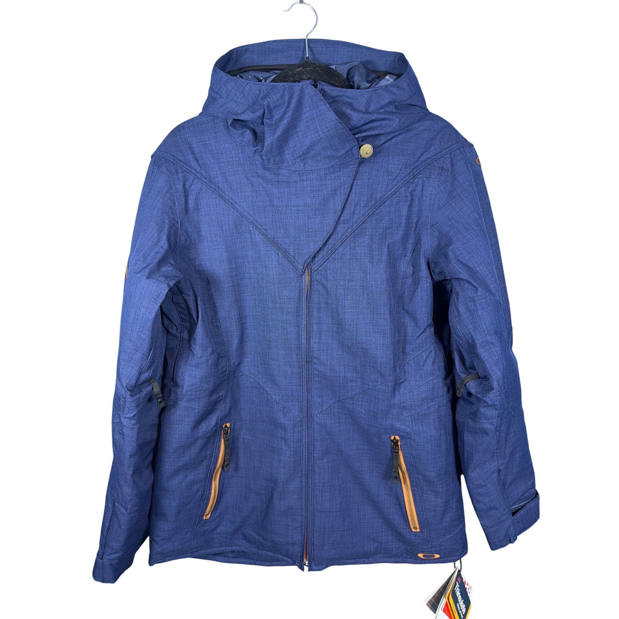 Oakley New Oakley GB Eco Shell Snowboard Jacket Women's Large Navy Size L / US 10 / IT 46 - 13 Thumbnail