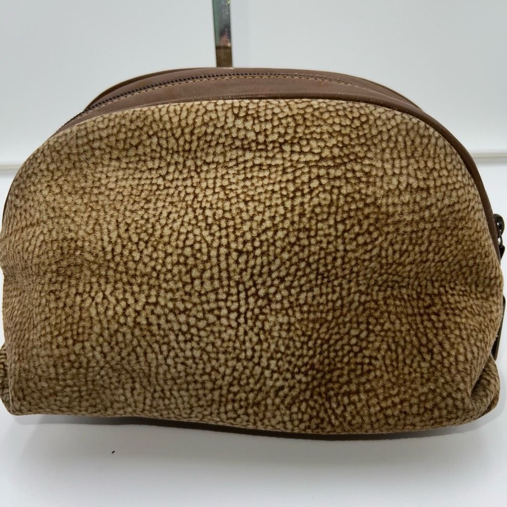 Other BORBONESE Pouch Redwall Quail Pattern Suede x Leather Size ONE SIZE - 2 Thumbnail