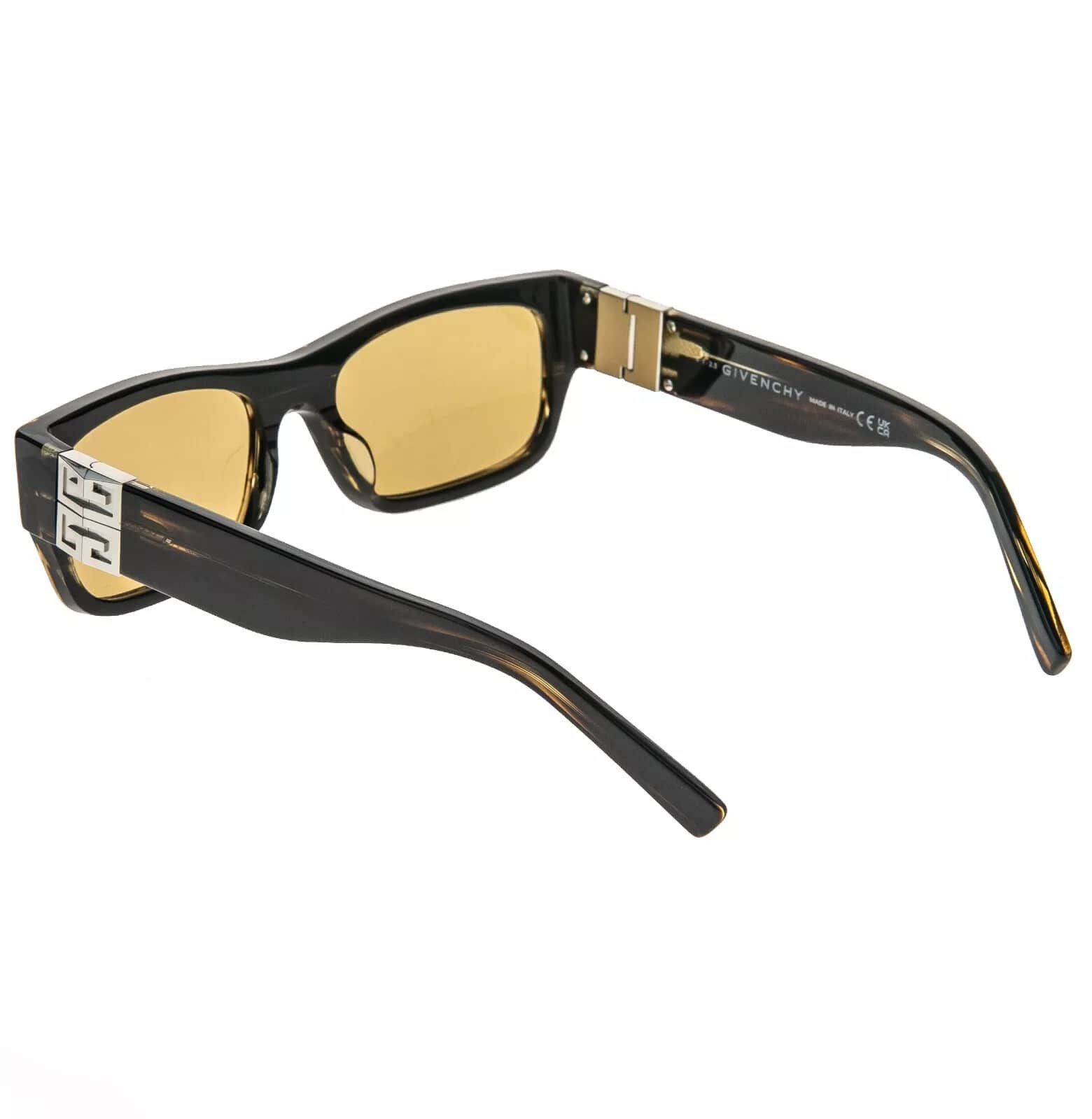 Givenchy GIVENCHY GV 4G Hinge 40057 Brown Yellow GV40057I Sunglasses Size ONE SIZE - 7 Thumbnail