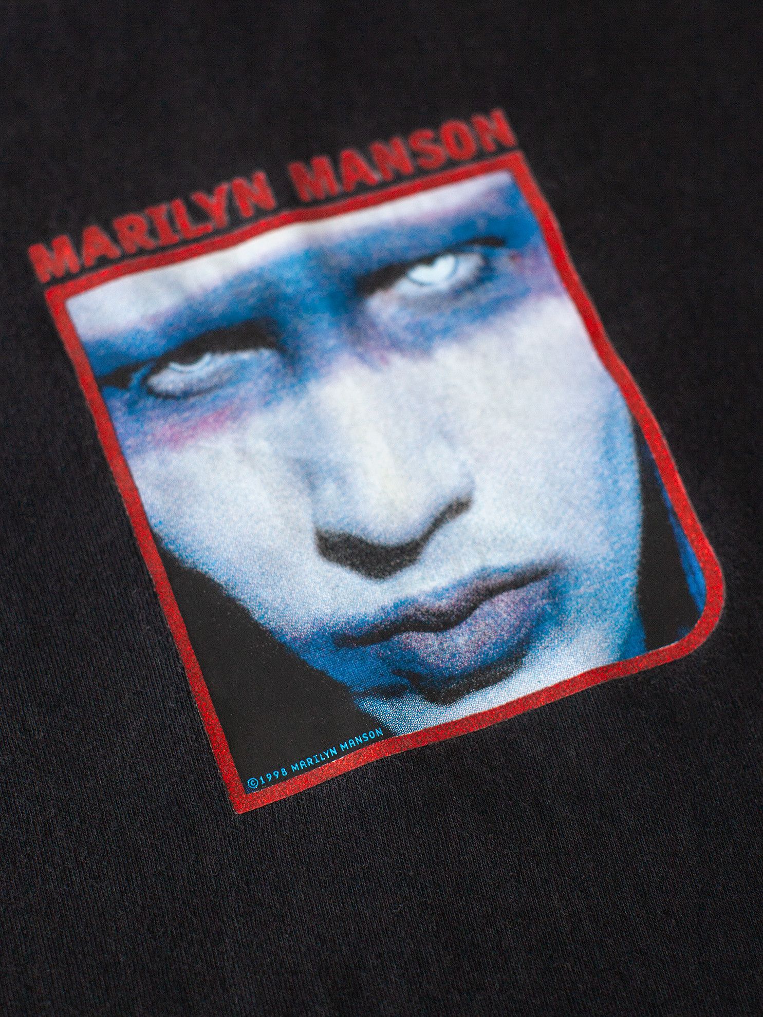 Band Tees Vintage 1998 Marilyn Manson "Mechanical Animals" 90s T-Shirt Size US XL / EU 56 / 4 - 4 Thumbnail