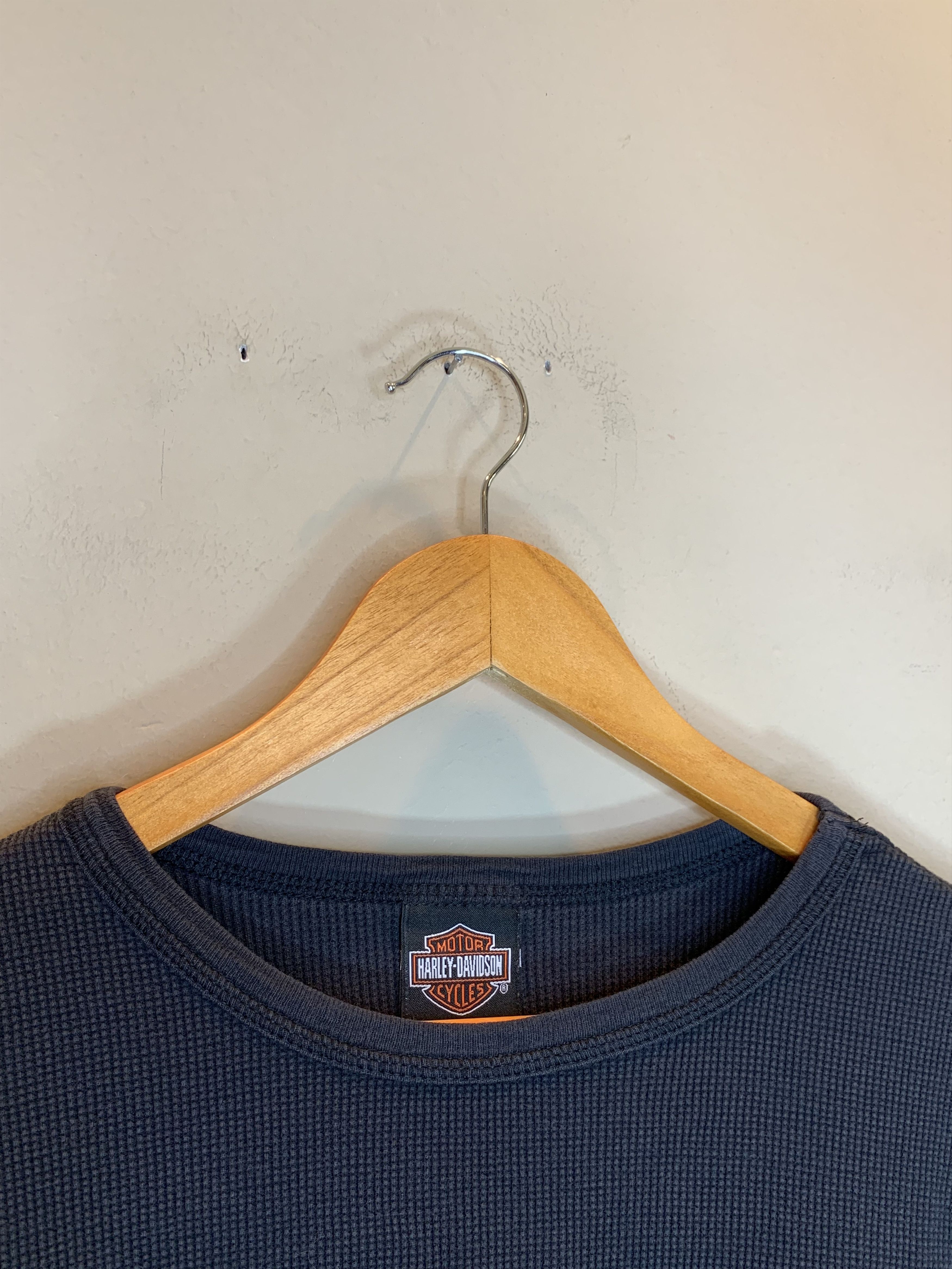 Harley Davidson RARE* Vintage 90’s Harley Davidson Biker Faded Thermal Shirt Size US L / EU 52-54 / 3 - 8 Thumbnail