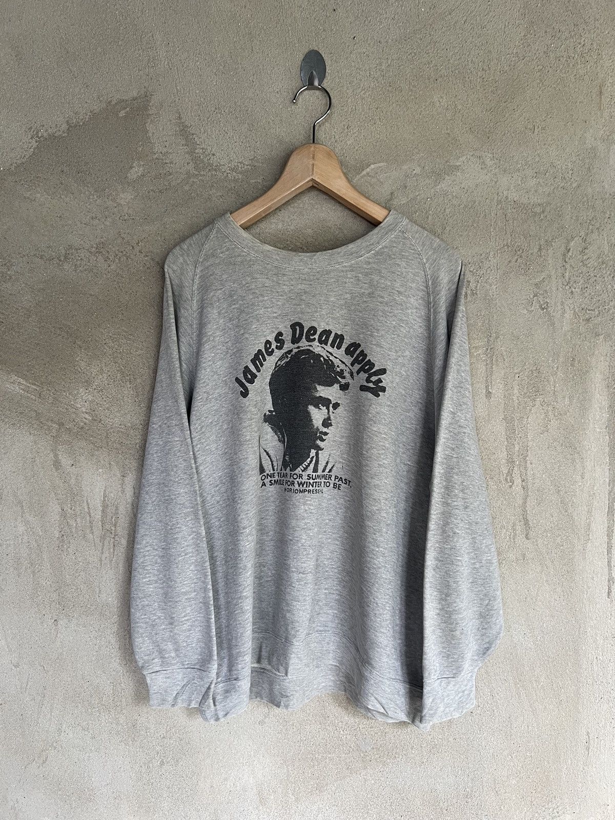 Vintage Vintage James Dean Apply Smile For Winter Sweatshirt Size US M / EU 48-50 / 2 - 2 Thumbnail