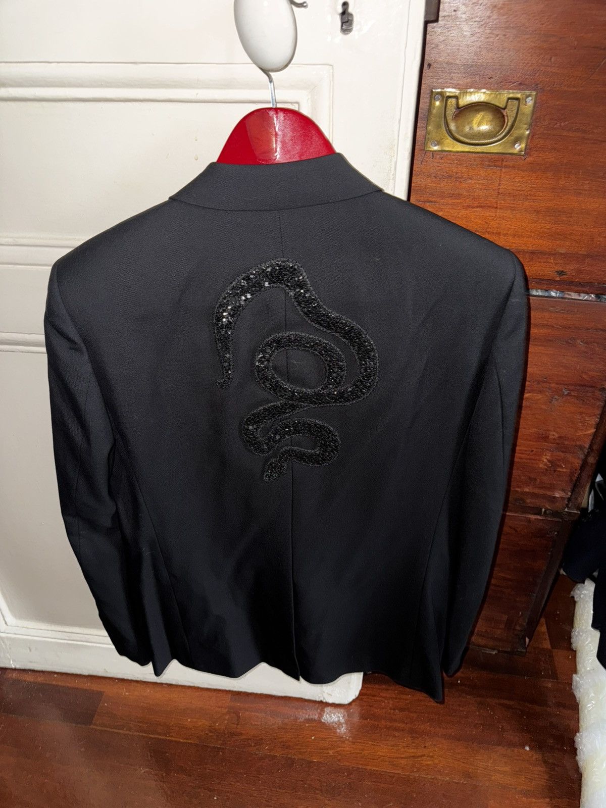 Saint Laurent Paris Hedi Slimane Saint Laurent jacket Swarovski Crystal new Size 48R - 16 Thumbnail
