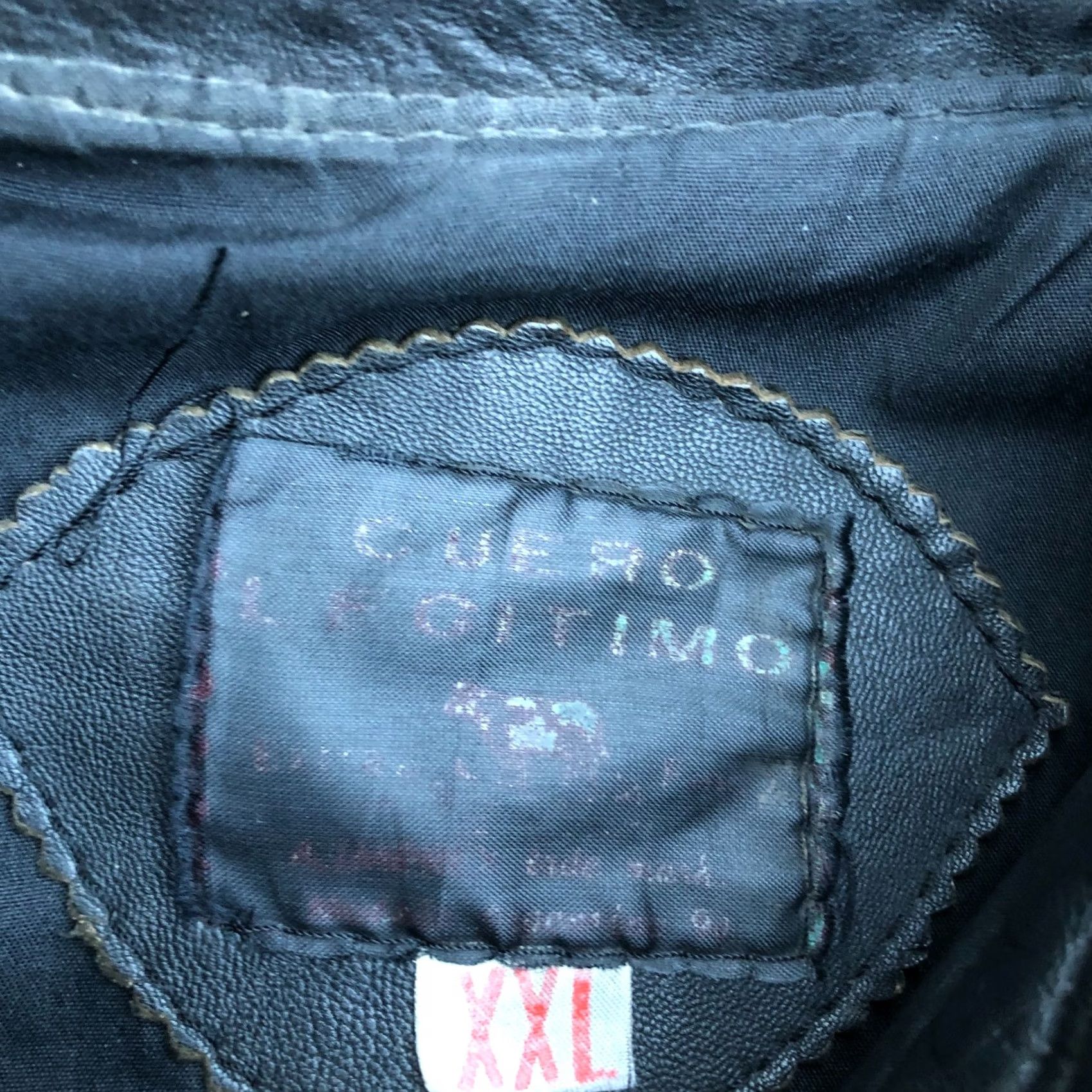Vintage VINTAGE Cuero Legitimo Leather Jacket Men's 2XL Black Full Zip Bomber Moto Argentina Jacket Mens Leather Full Zip 2XL Black Cuero Legitimo Size US XXL / EU 58 / 5 - 5 Thumbnail