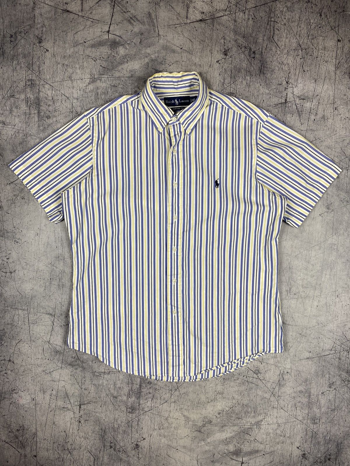 Polo Ralph Lauren Vintage Polo Ralph Lauren Designer Striped Button Up Shirt Size US L / EU 52-54 / 3 - 2 Thumbnail