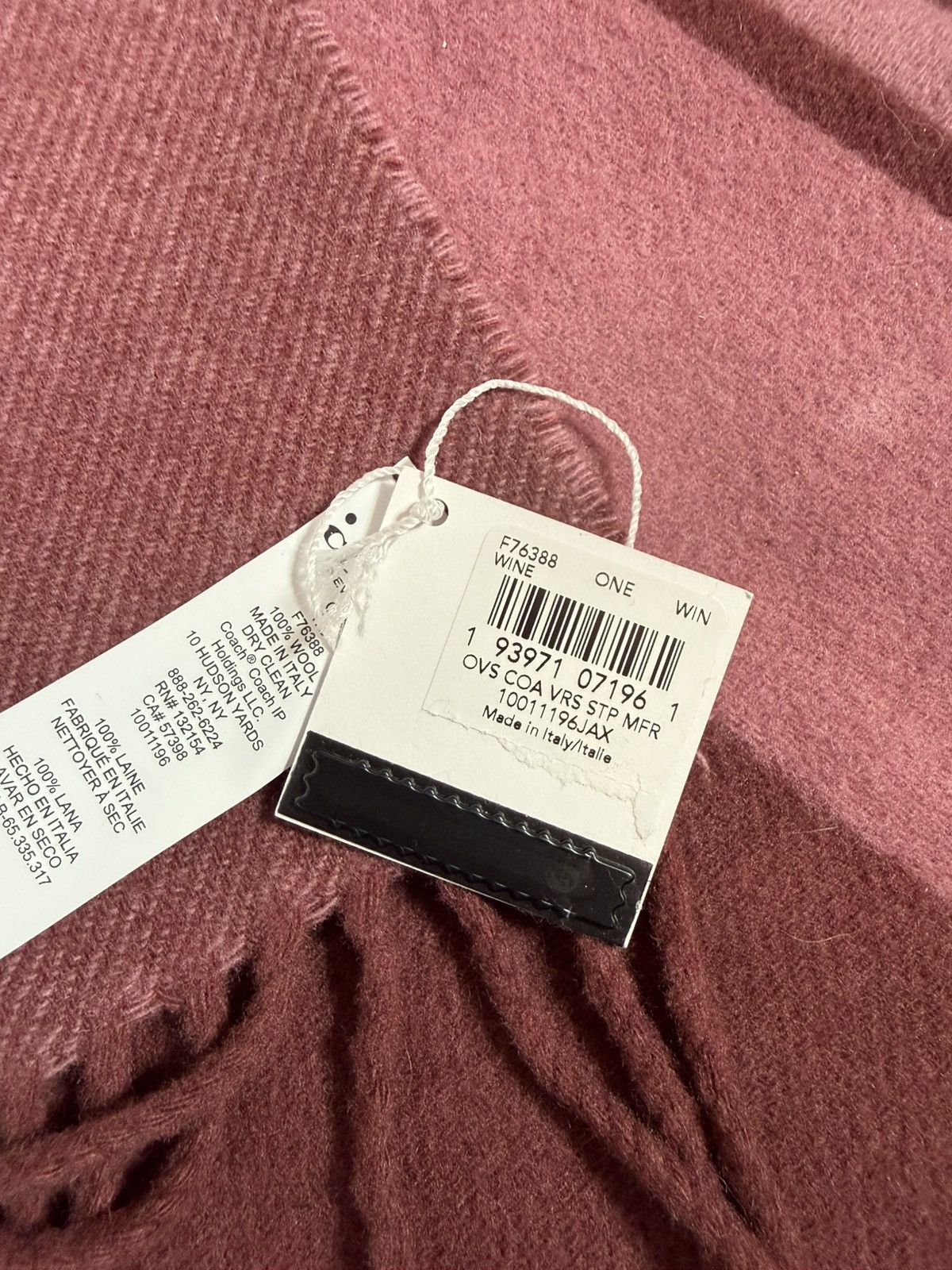 Coach BNWT Coach Varsity Strip Oversized Muffler Wool Scarf Size ONE SIZE - 4 Thumbnail
