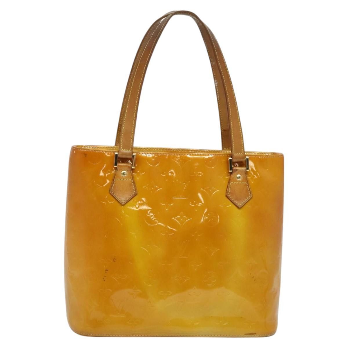 Louis Vuitton LOUIS VUITTON Monogram Vernis Houston Hand Bag Beige M91004 Size ONE SIZE - 13 Thumbnail