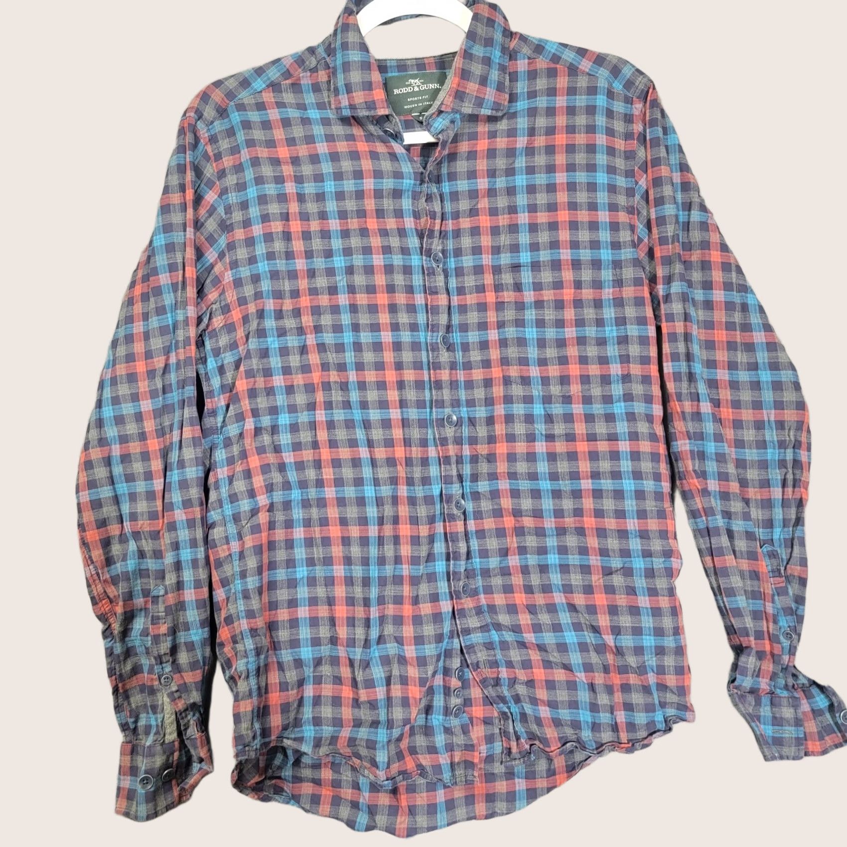 Rodd & Gunn Rodd & Gunn Shirt Men’s Small Blue Plaid Long Sleeve Button-Up Sports Fit Vintage Size US S / EU 44-46 / 1 - 1 Thumbnail