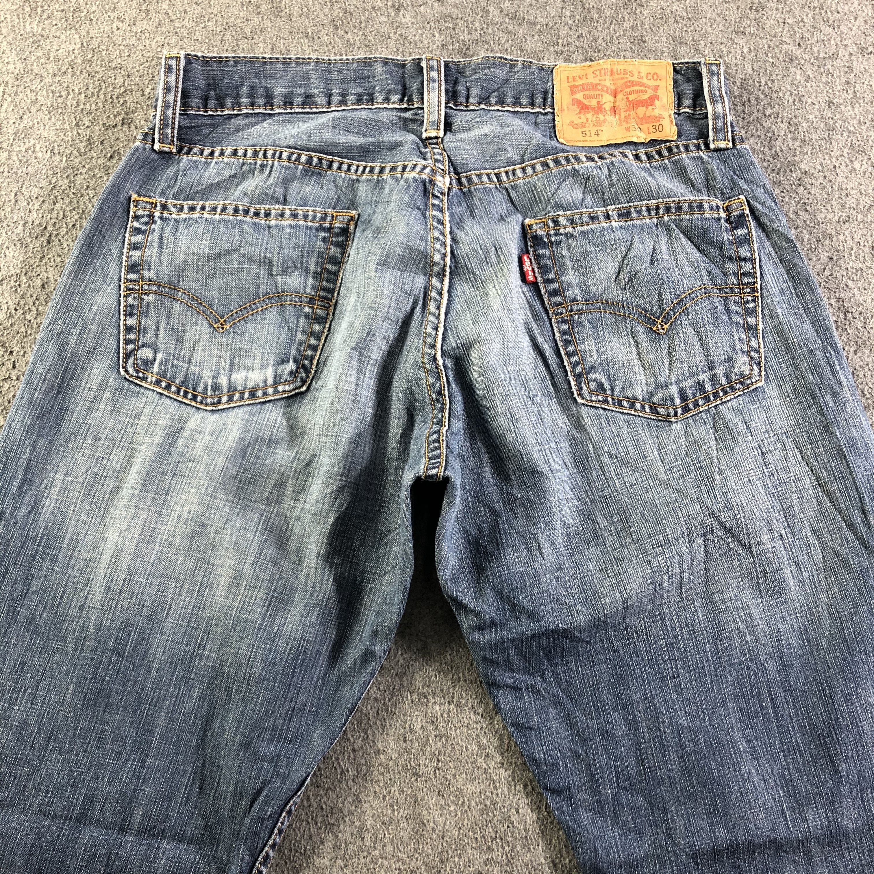 Levi's Vintage Blue Wash Levis 514 Jeans-J4296 Size US 30 / EU 46 - 4 Thumbnail