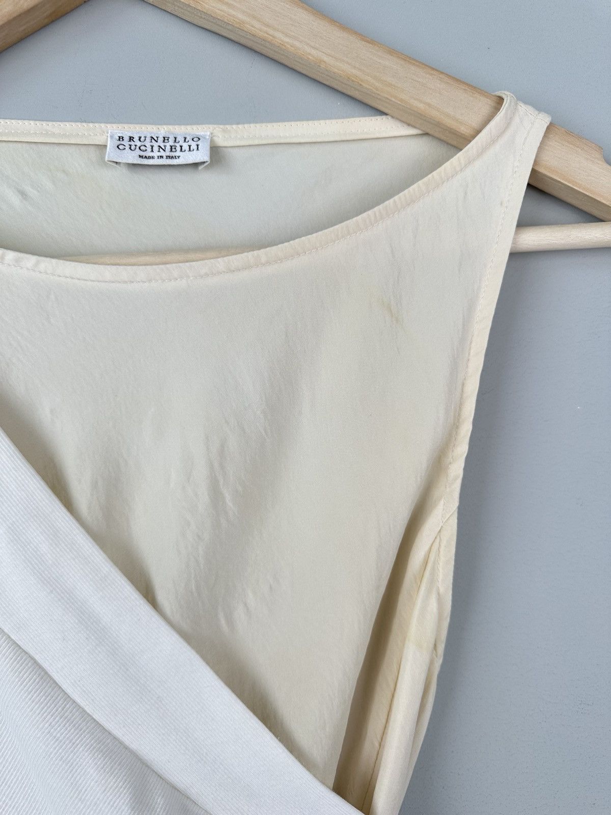 Brunello Cucinelli Brunello Cucinelli Asymmetrical Sleeve Dress Size XS / US 0-2 / IT 36-38 - 6 Thumbnail