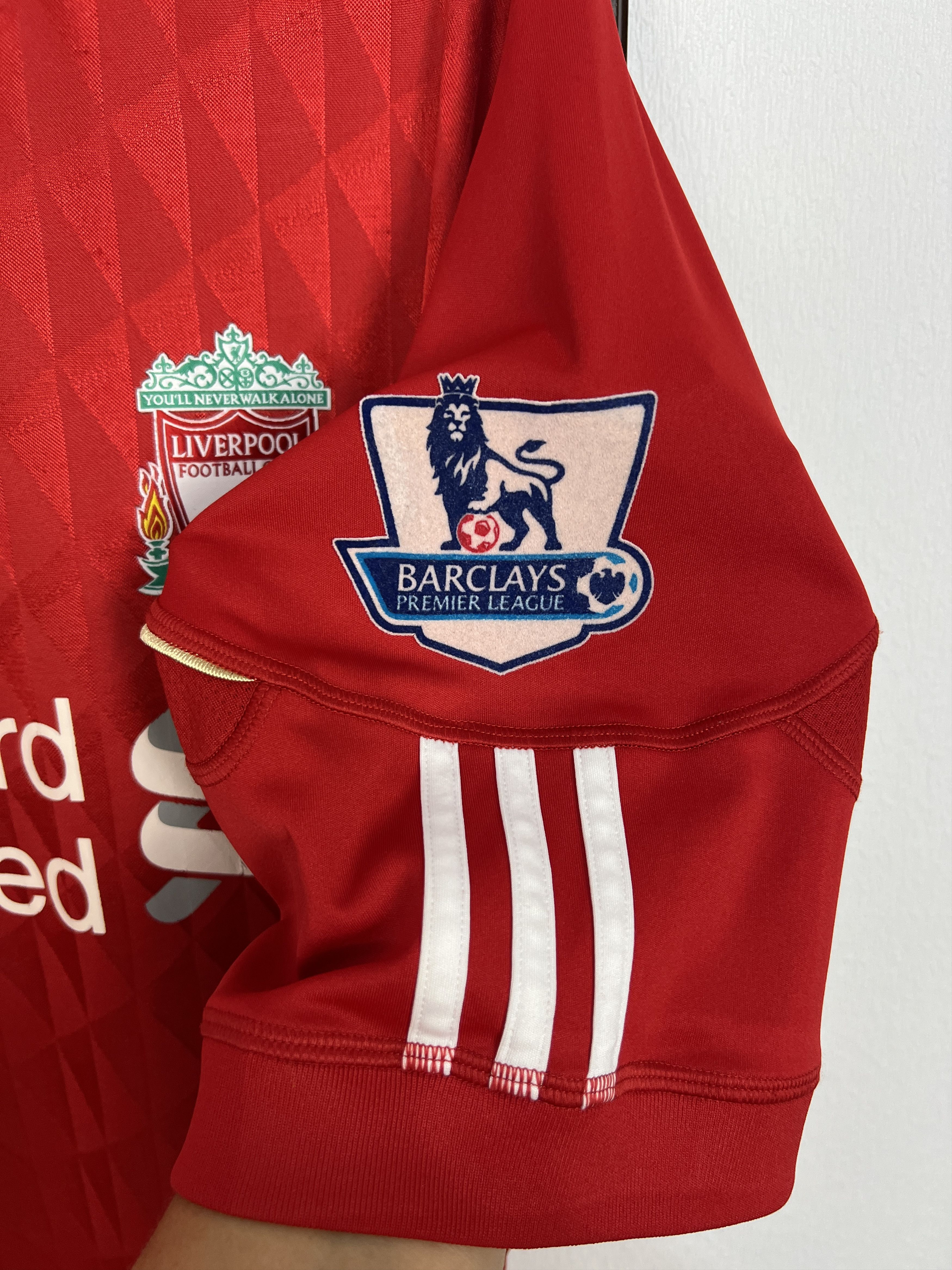 Adidas Liverpool Home football shirt 2010 Soccer Adidas #3 Enrique Size US XL / EU 56 / 4 - 8 Thumbnail