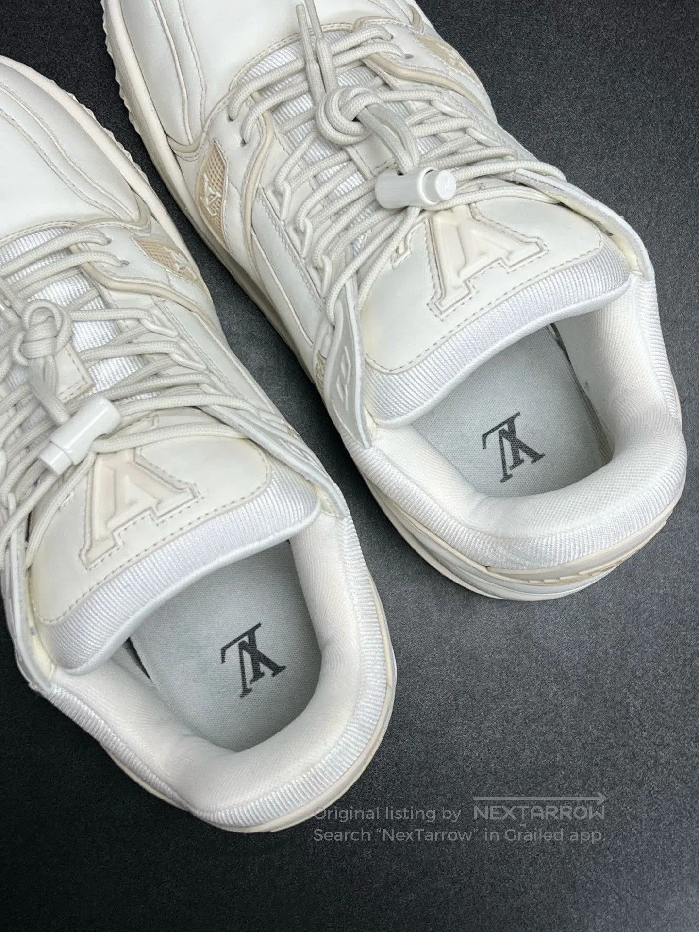 Louis Vuitton LV Trainer Maxi Sneakers in White UK8. Size US 10 / EU 43 - 4 Thumbnail