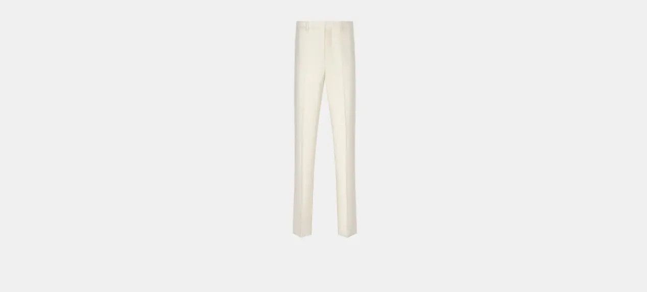 Dior o1w1db11224 Tuxedo Pant in Ecru Size US 32 / EU 48 - 1 Thumbnail