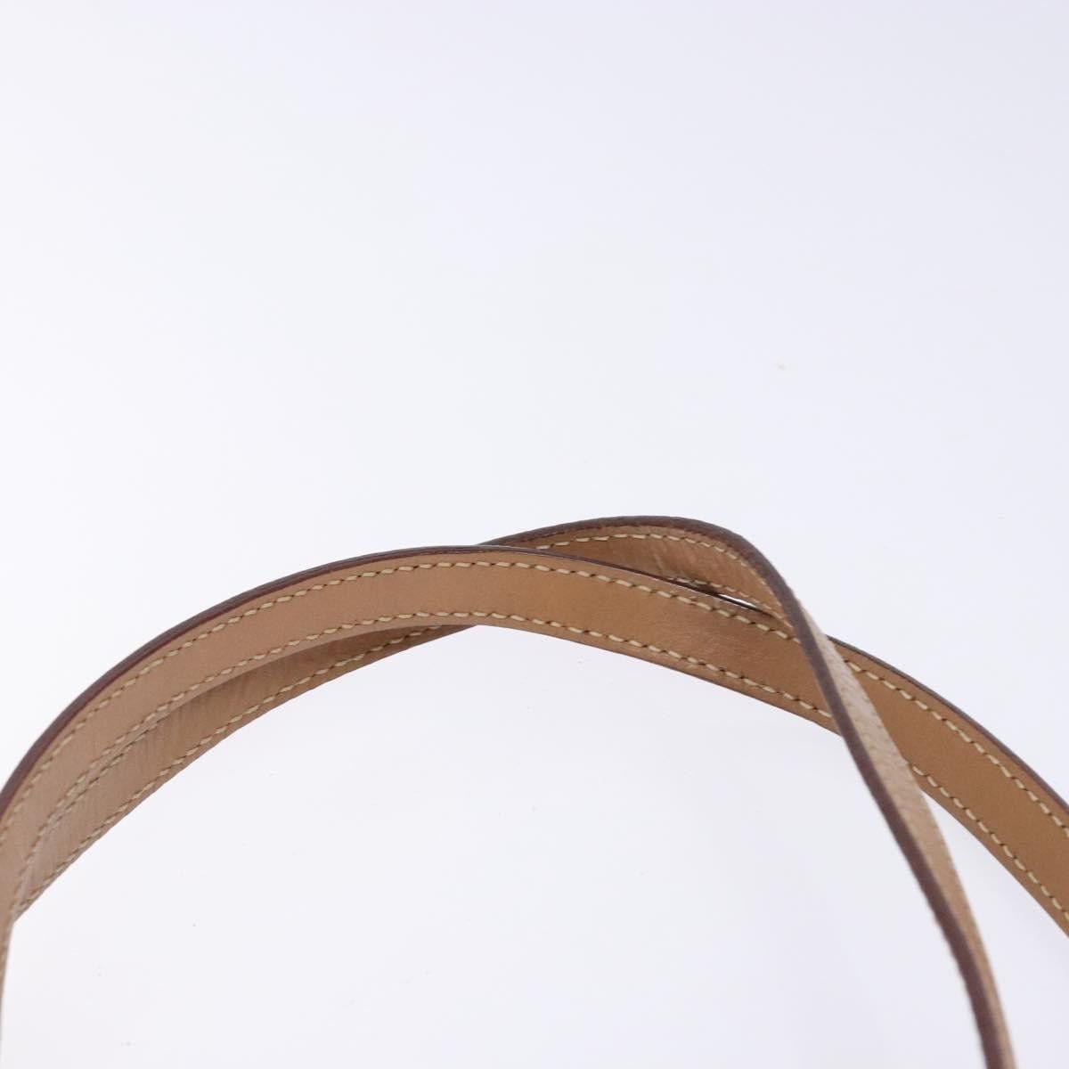 Celine CELINE Macadam Canvas Tote Bag Pvc Leather White Gold Size ONE SIZE - 8 Thumbnail