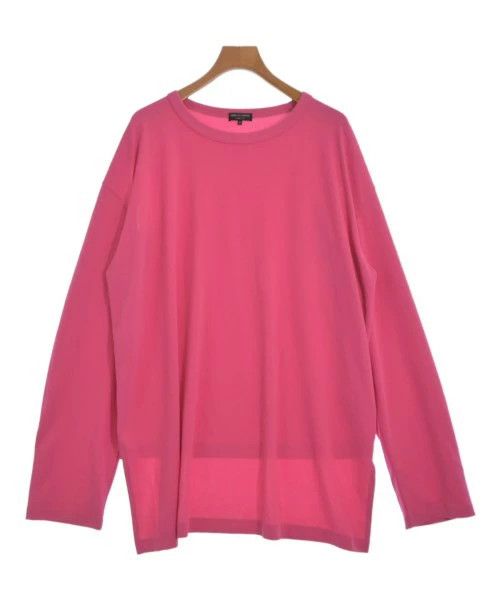 Comme des Garcons Homme Plus T-Shirts Long Sleeve Crewneck Pullover Polyester Pink Size US M / EU 48-50 / 2 - 1 Thumbnail