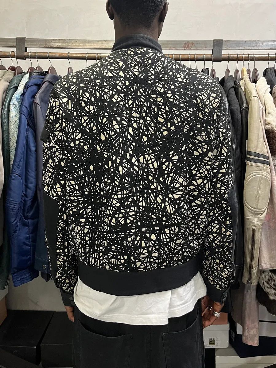 Balenciaga AW2013 Balenciaga Black & White Contemporary Abstract Aviator Jacket Size US S / EU 44-46 / 1 - 5 Thumbnail
