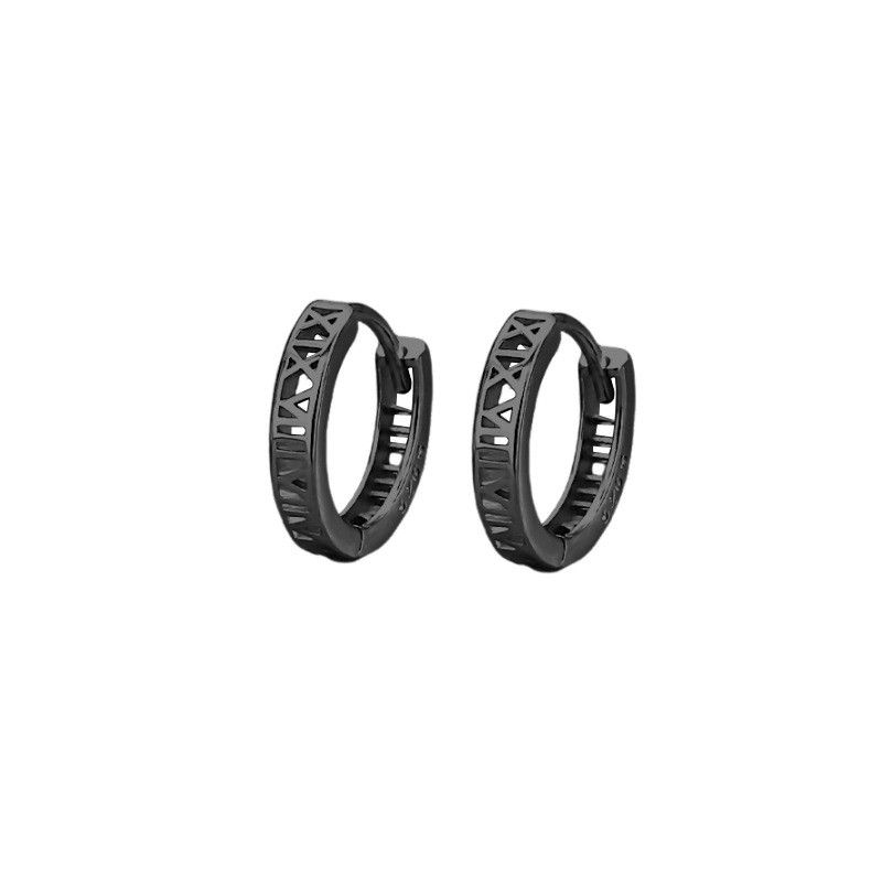 Jewelry Roman New Design Earrings One Pairs Chrome Jewelry Size ONE SIZE - 4 Thumbnail