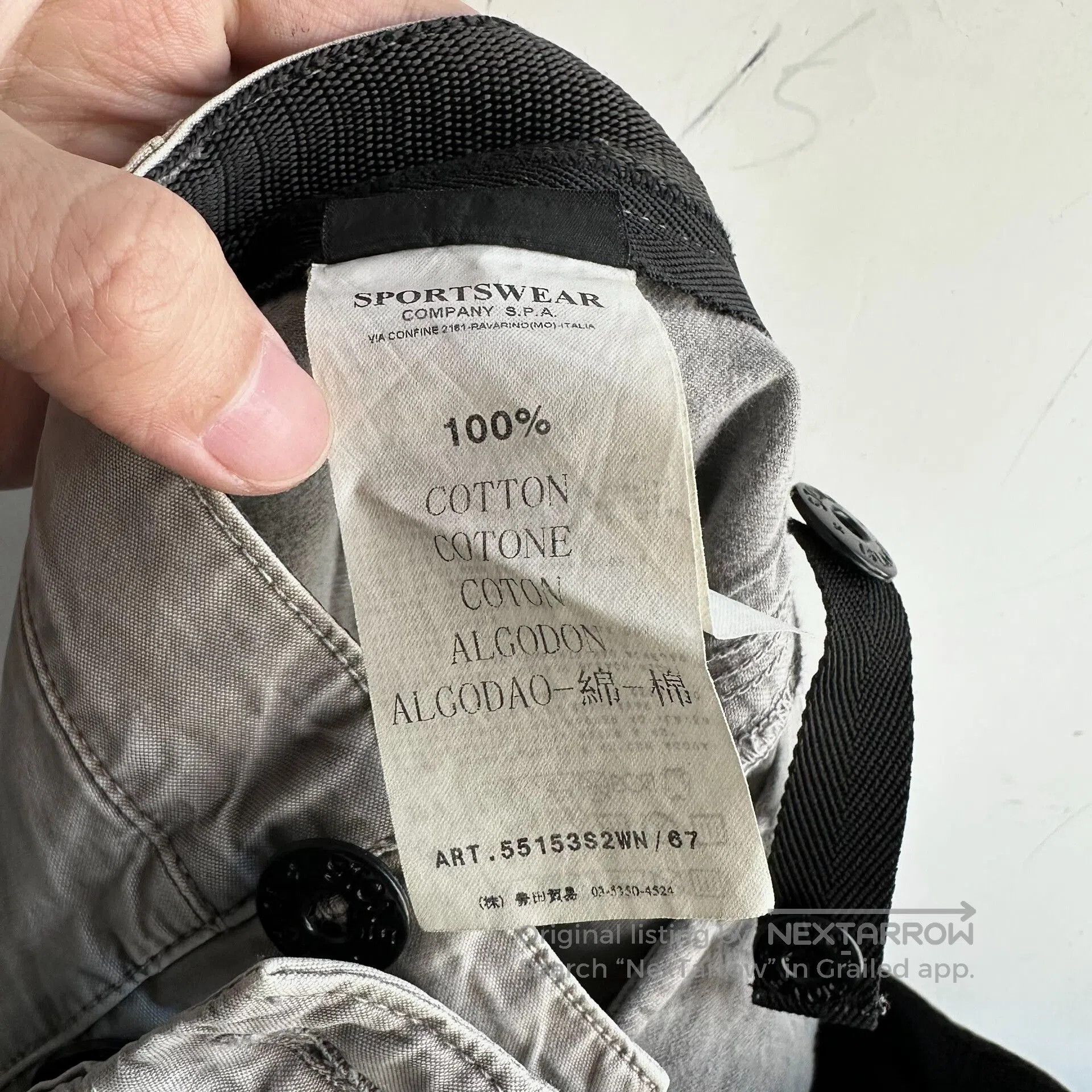 Stone Island vintage stone island gray cargo pants. Size US 30 / EU 46 - 6 Thumbnail