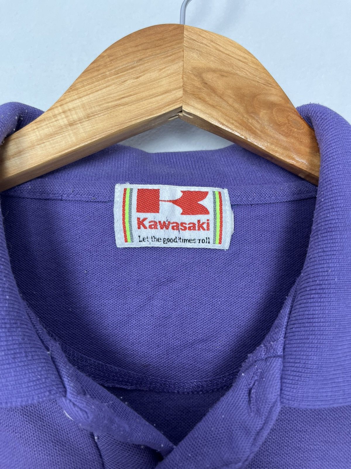 Vintage Kawasaki Ninja Vintage Y2K Racing Moto Polo Size US L / EU 52-54 / 3 - 10 Thumbnail