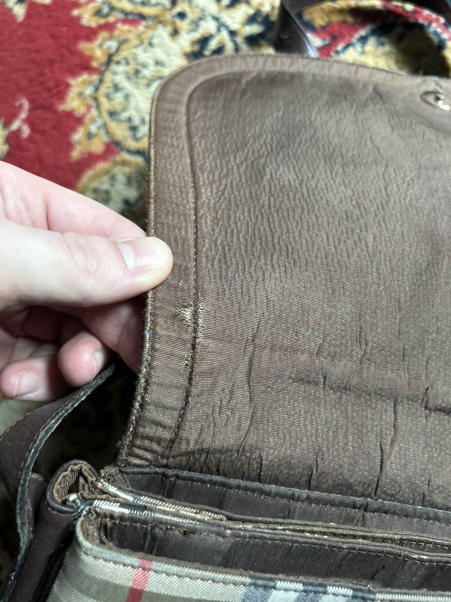 Burberry × Vintage Vintage burberry nova check shoulder bag Size ONE SIZE - 10 Thumbnail