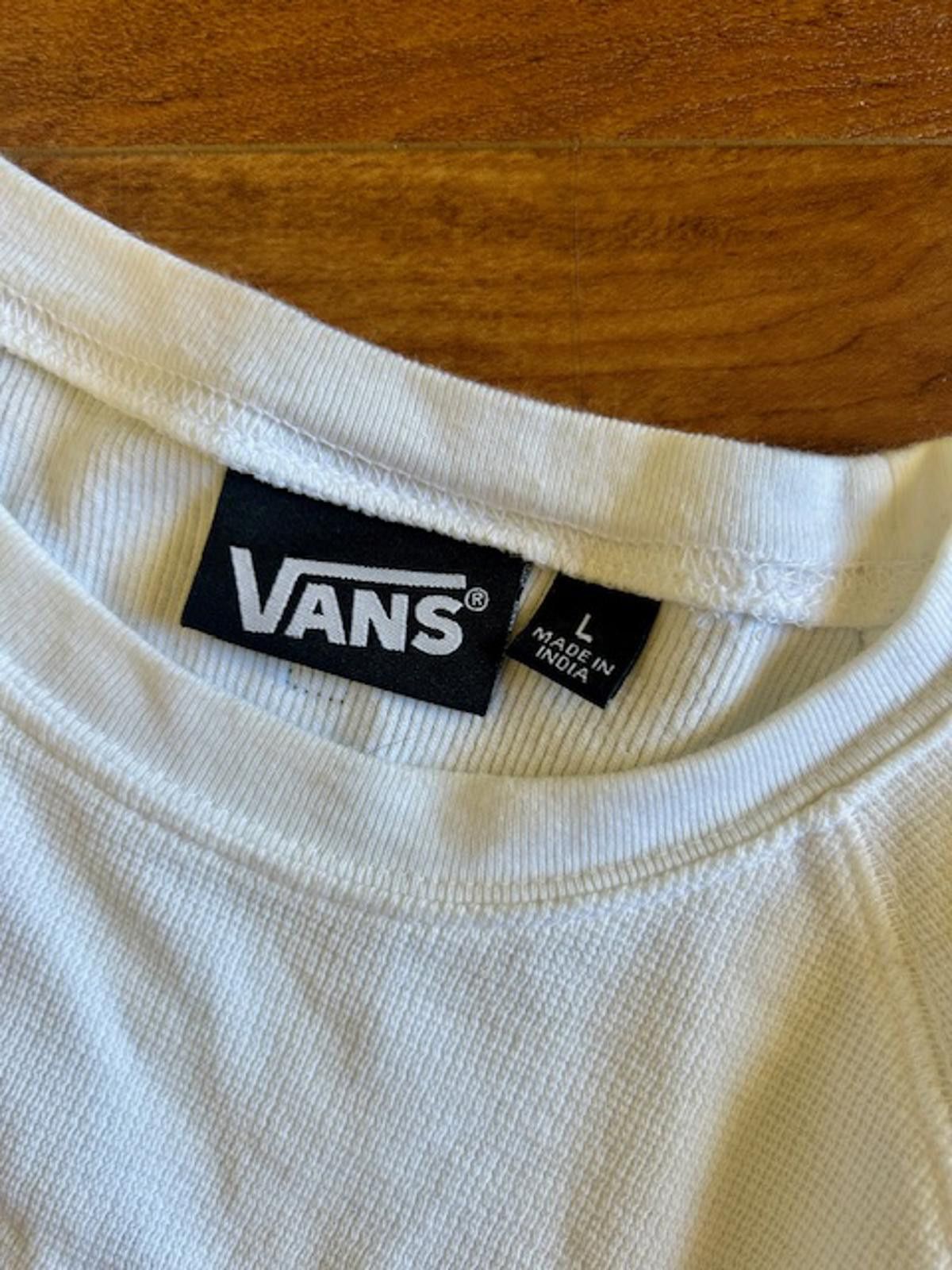 Vans Vans White Long Sleeve Graphic Shirt Large Size US L / EU 52-54 / 3 - 3 Thumbnail