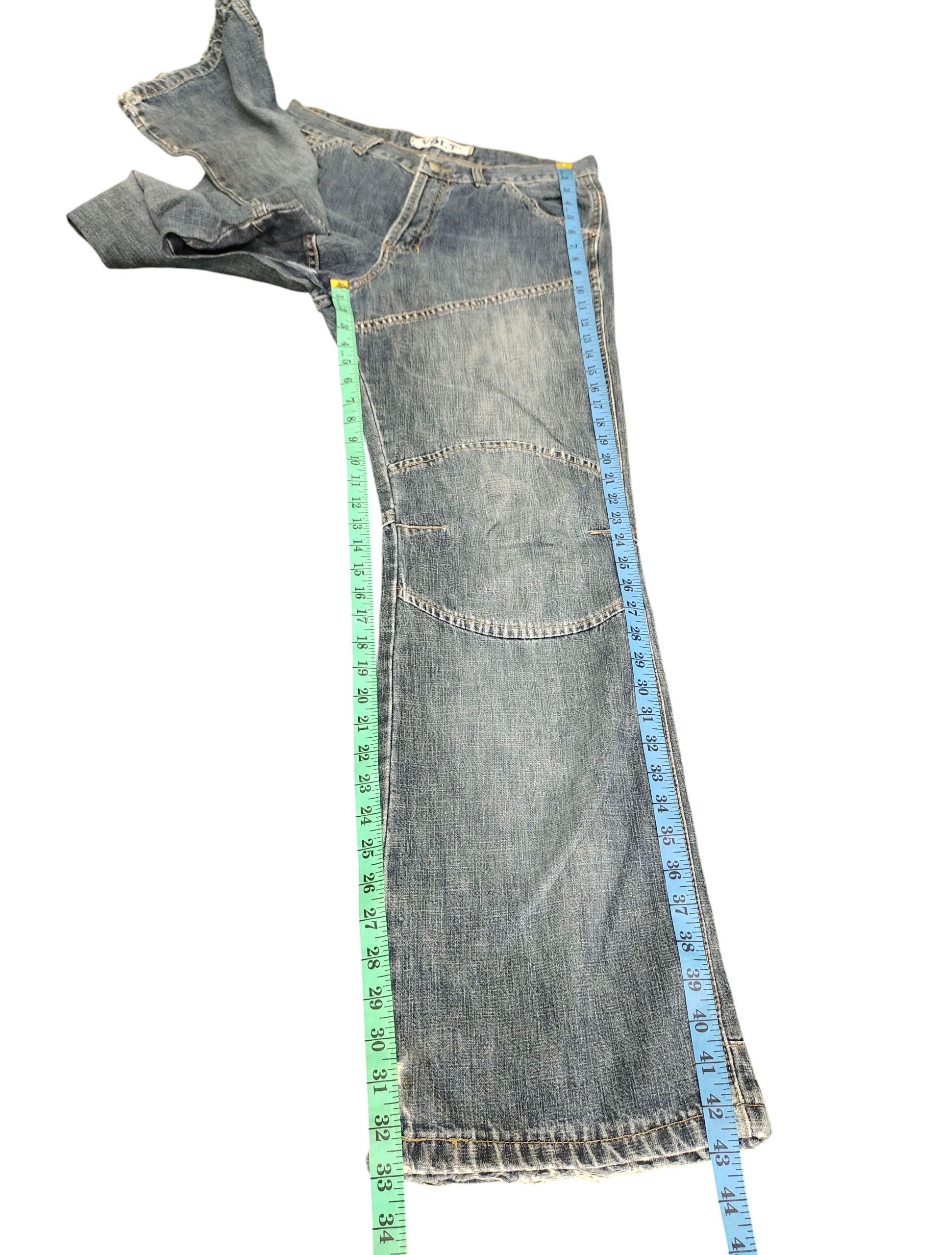 Kapital Vintage Volt Japan Biker Jeans - Distress Faded Grunge Denim Size US 32 / EU 48 - 15 Thumbnail