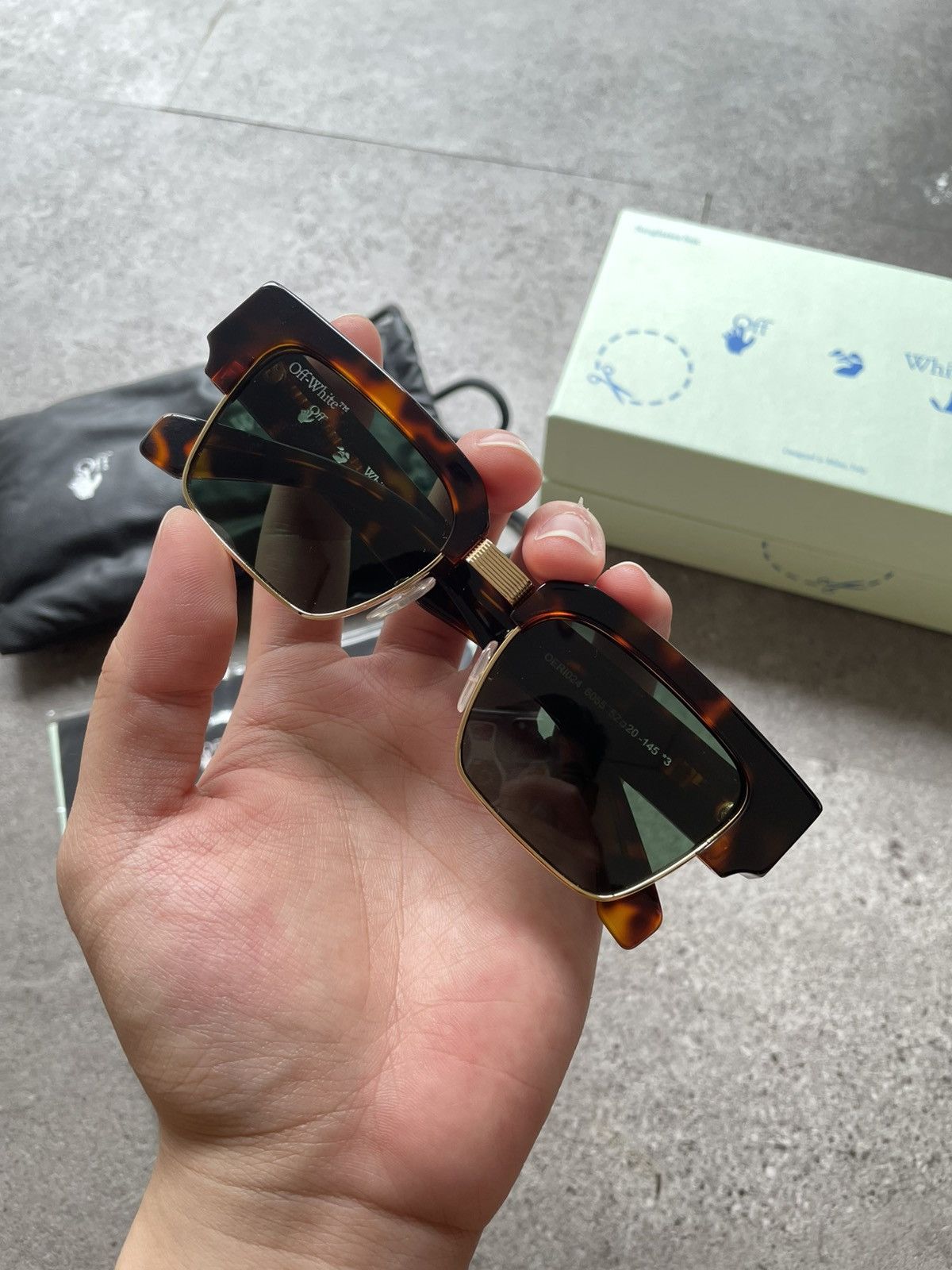 Off-White OFF WHITE Washington 055 Havana Sunglasses Size ONE SIZE - 1 Thumbnail