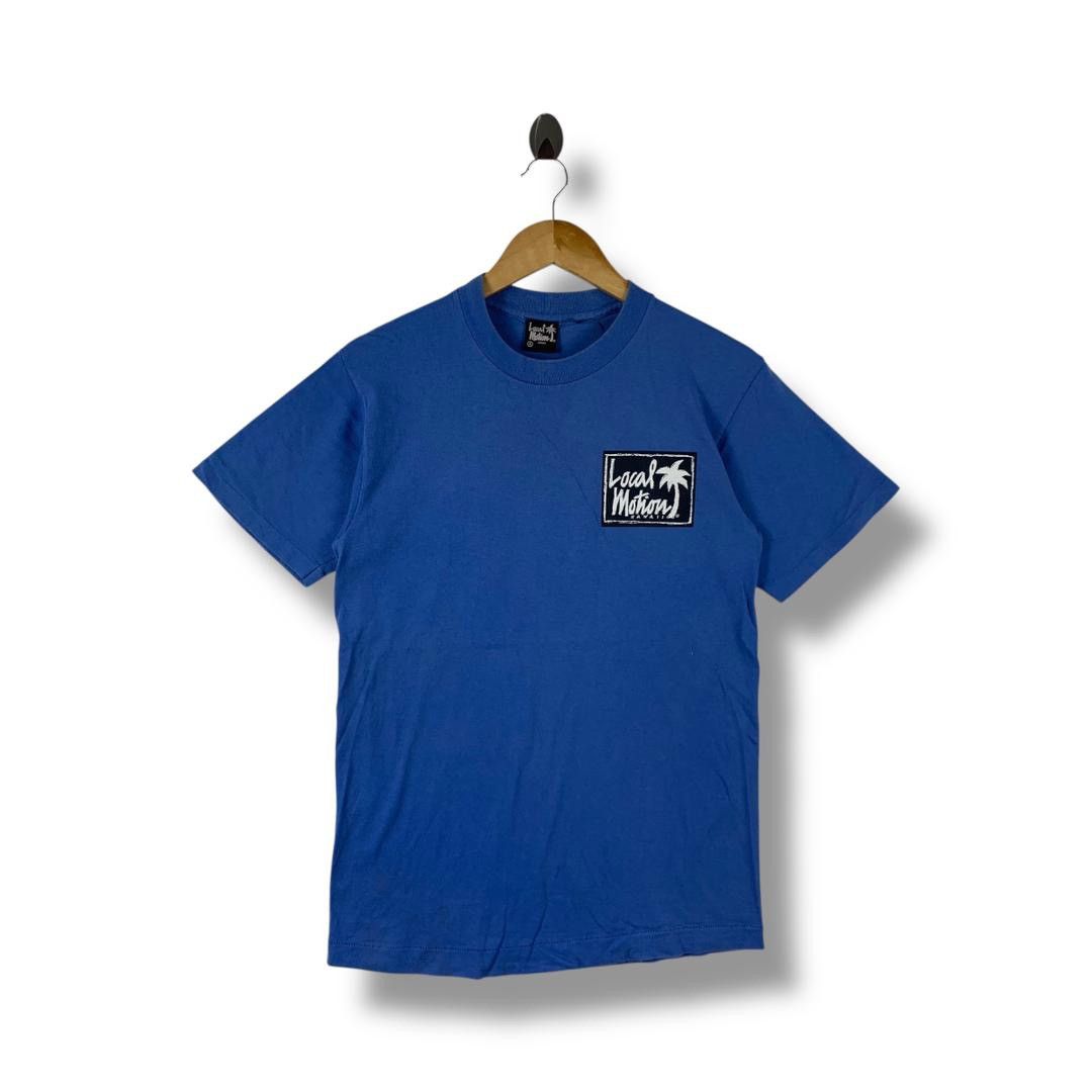 Vintage Vintage 90s LOCAL MOTION big logo back hit Surfing tee Size US S / EU 44-46 / 1 - 2 Thumbnail