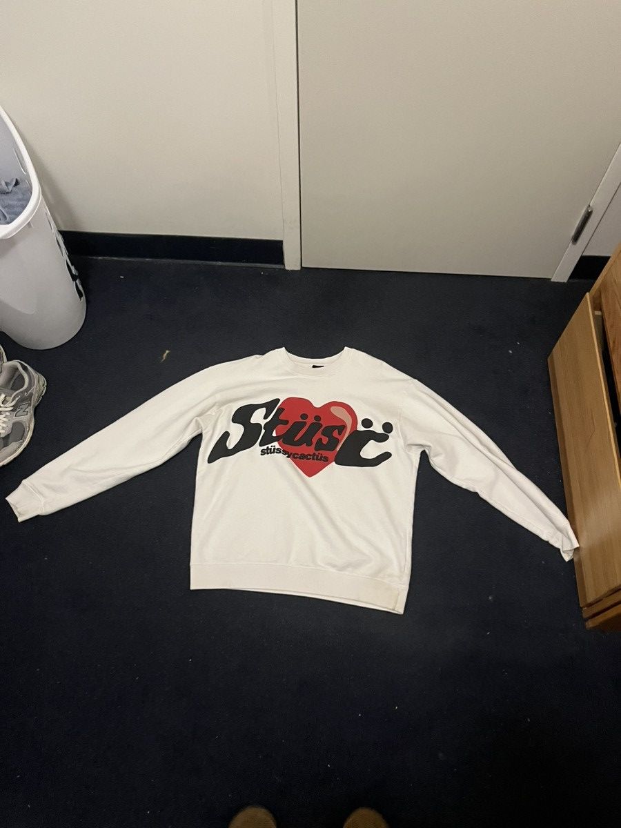 Stüssy ハートロゴ スウェット cpfm 国内発送 Stussy x CPFM Heart Crewneck Sweatshirt ハート