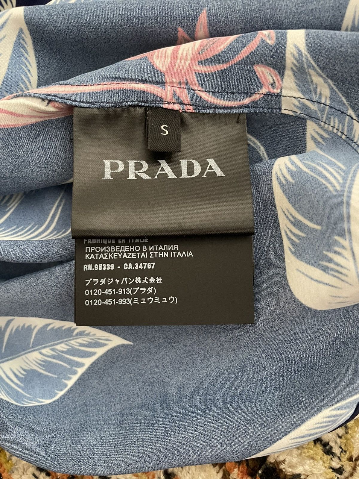 Prada Prada Short Sleeve Size US S / EU 44-46 / 1 - 5 Thumbnail