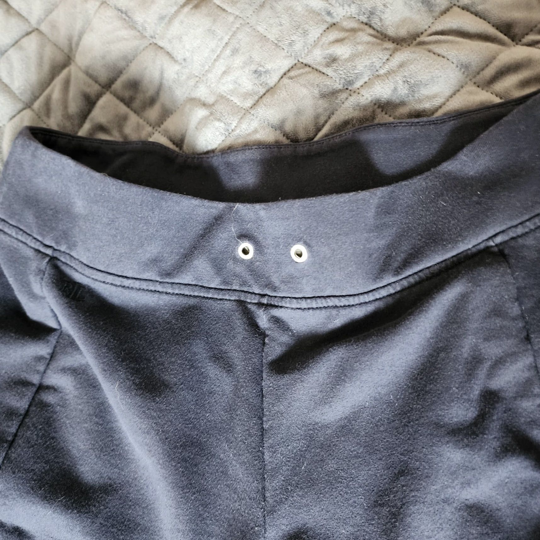 Ralph Lauren VINTAGE POLO RALPH LAUREN Sweatpants Sweatpant Fleece Navy Blue M Pockets Logo Zip Women Ladies Pants Size 32" / US 10 / IT 46 - 3 Thumbnail