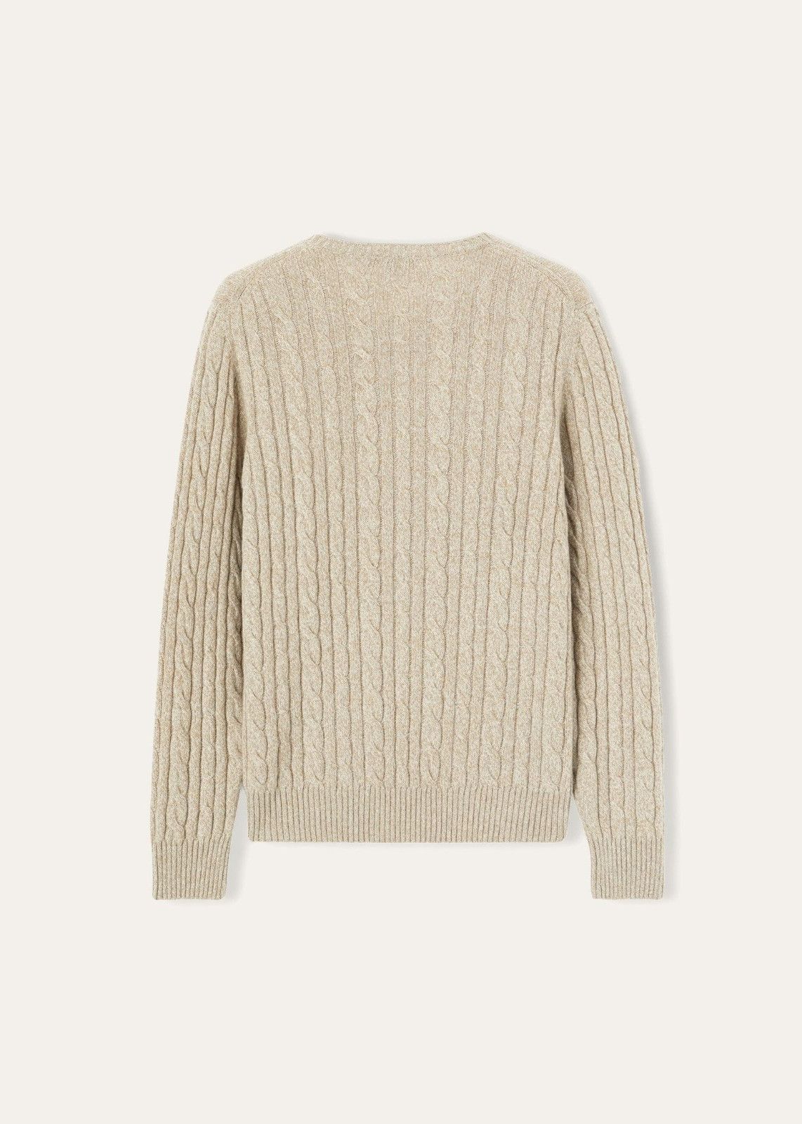 Loro Piana o1srvl11e1224 Girocollo Crewneck Sweater in Light Beige Size US S / EU 44-46 / 1 - 2 Thumbnail
