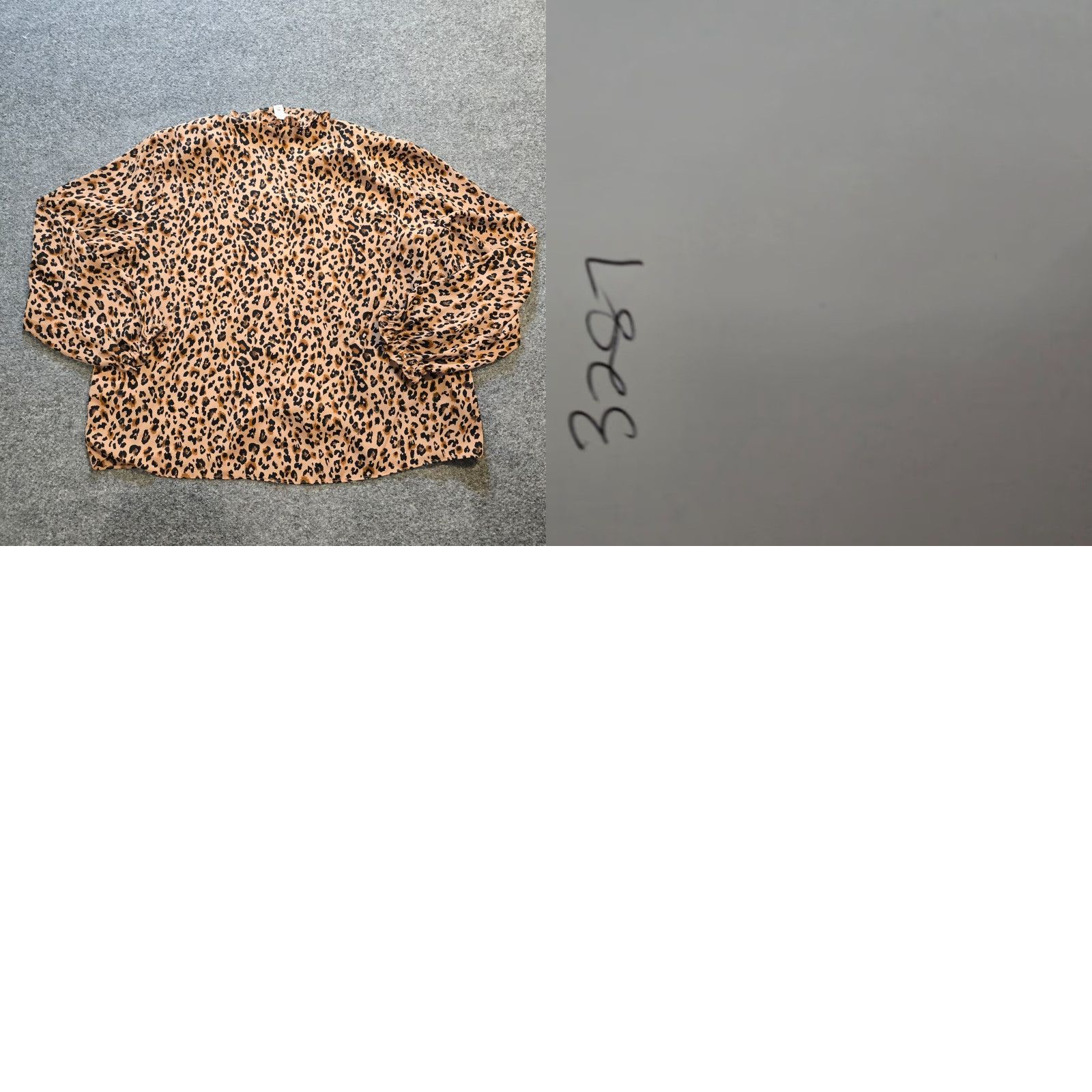 J.Crew J.CREW Top Womens XL Leopard Long Sleeve Button Up Career Casual Shirt Brown Tan Leopard Size XL / US 12-14 / IT 48-50 - 8 Thumbnail