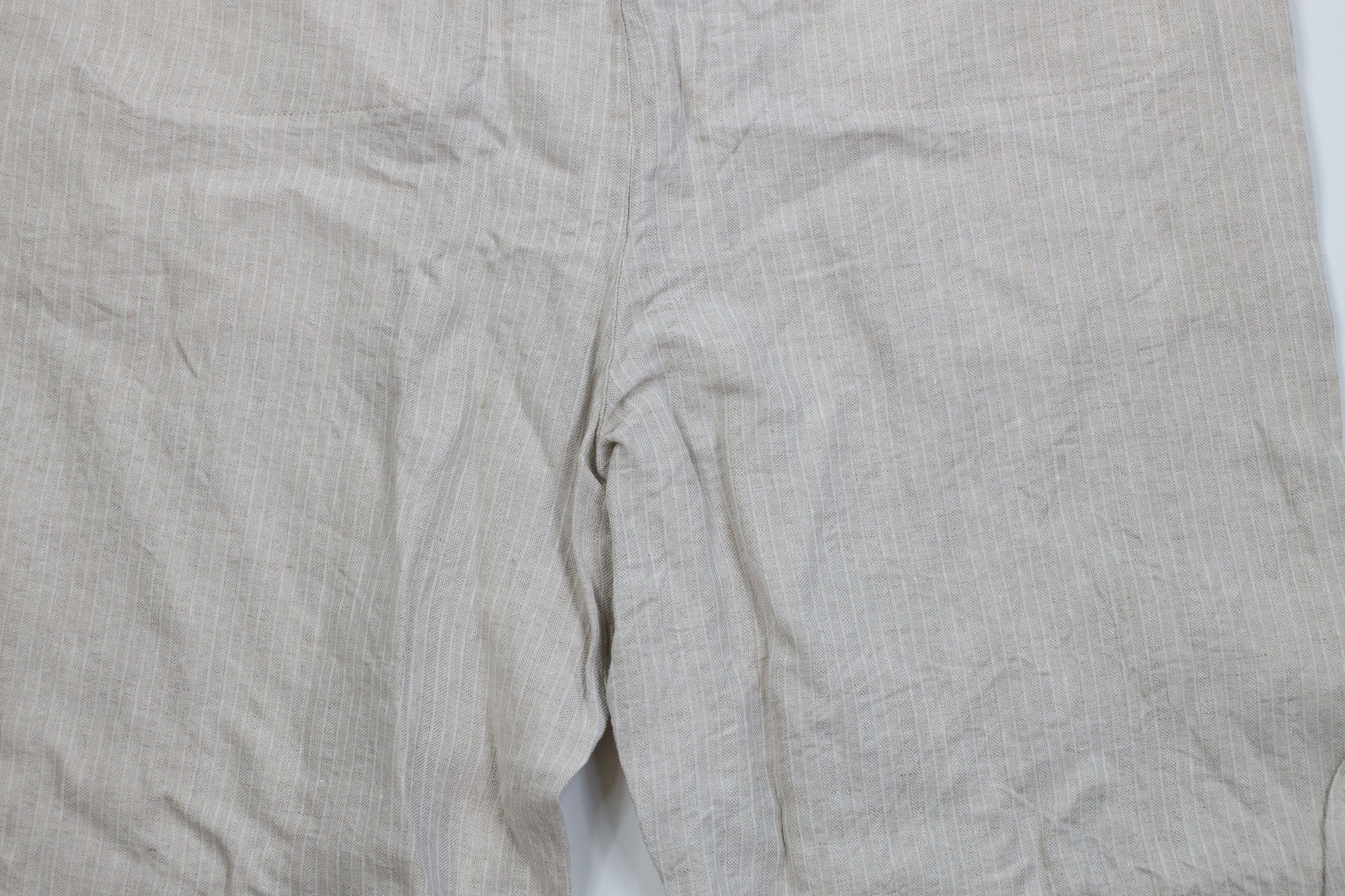 Vintage Vintage 90s Y2K Streetwear Knit Wide Leg Chino Pants Beige Size US 38 / EU 54 - 13 Thumbnail
