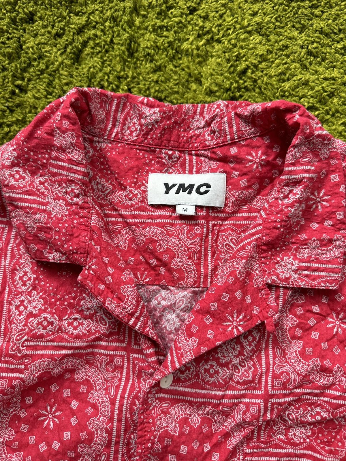 Designer × YMC You Must Create YMC camp collar bandana pattern shirt Size US M / EU 48-50 / 2 - 2 Thumbnail