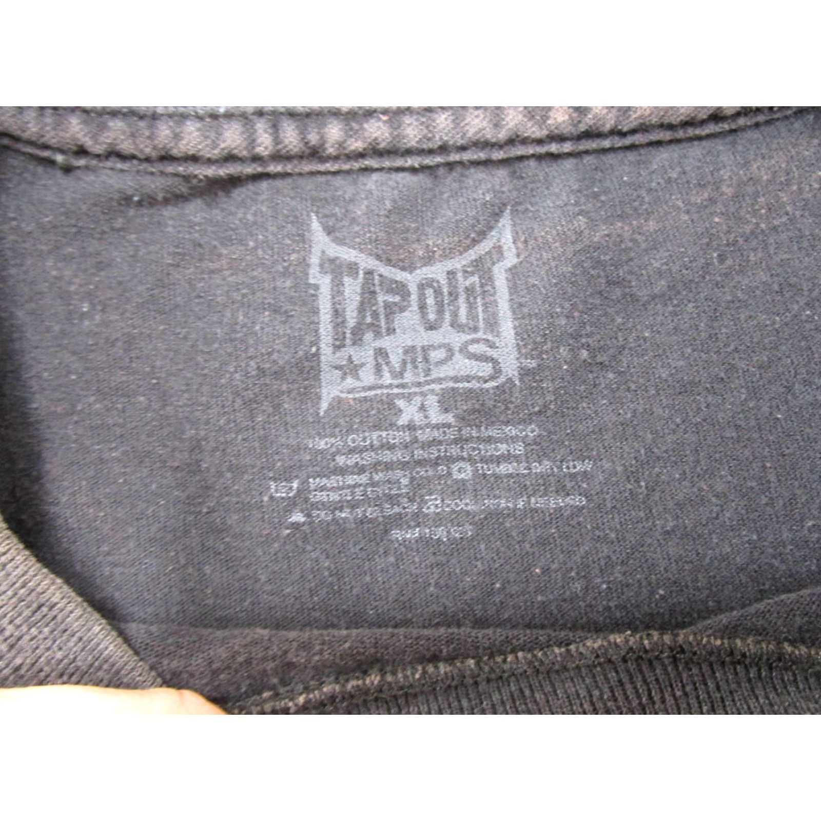 Tapout Tapout MPS Shirt Mens XL Black Skeleton Grunge Punk MMA Y2K Graphic Print T-Shirt VINTAGE Size US XL / EU 56 / 4 - 5 Thumbnail