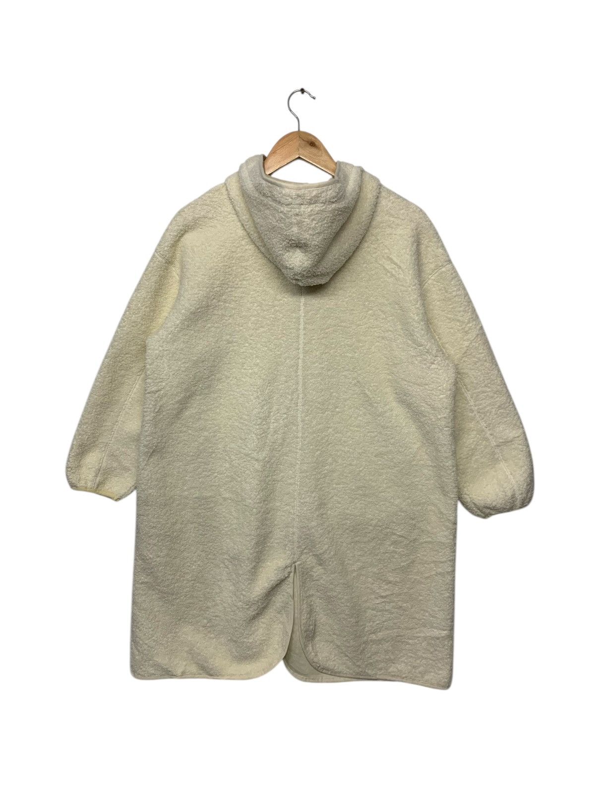 GU × Japanese Brand × Undercover Gu X Undercover Fleece Zipper Down Long Jacket Size US M / EU 48-50 / 2 - 4 Thumbnail