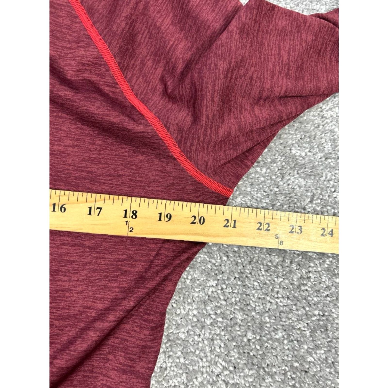 Under Armour Under Armour HeatGear Mens Red Quarter Zip Running Sweater 1/4 Zip Pullover Mock Neck Activewear Shirt Size US M / EU 48-50 / 2 - 6 Thumbnail