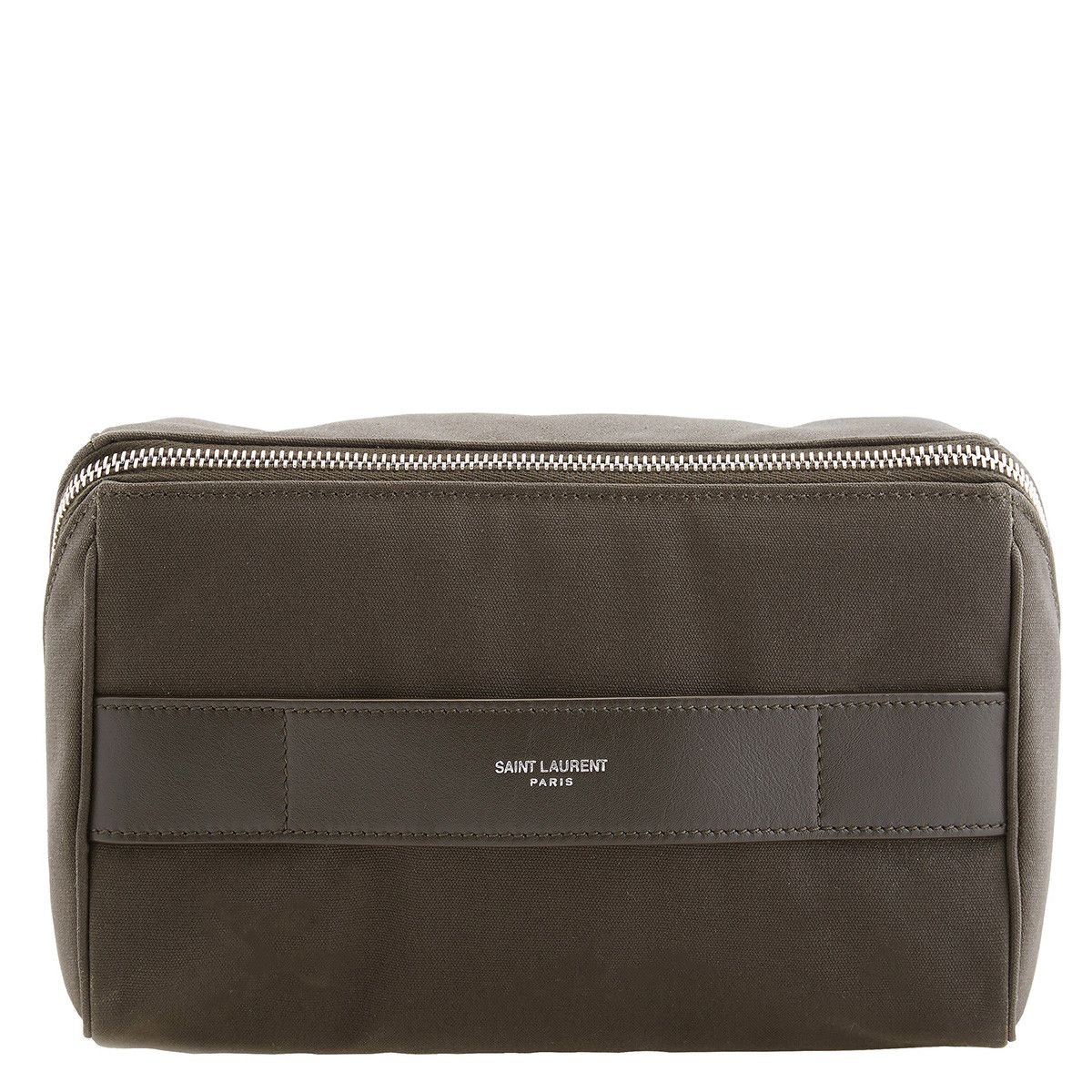 Saint Laurent Paris o1b1hav110526 733701 Size: OS / Cotton Toiletry Pouch Size ONE SIZE - 1 Thumbnail