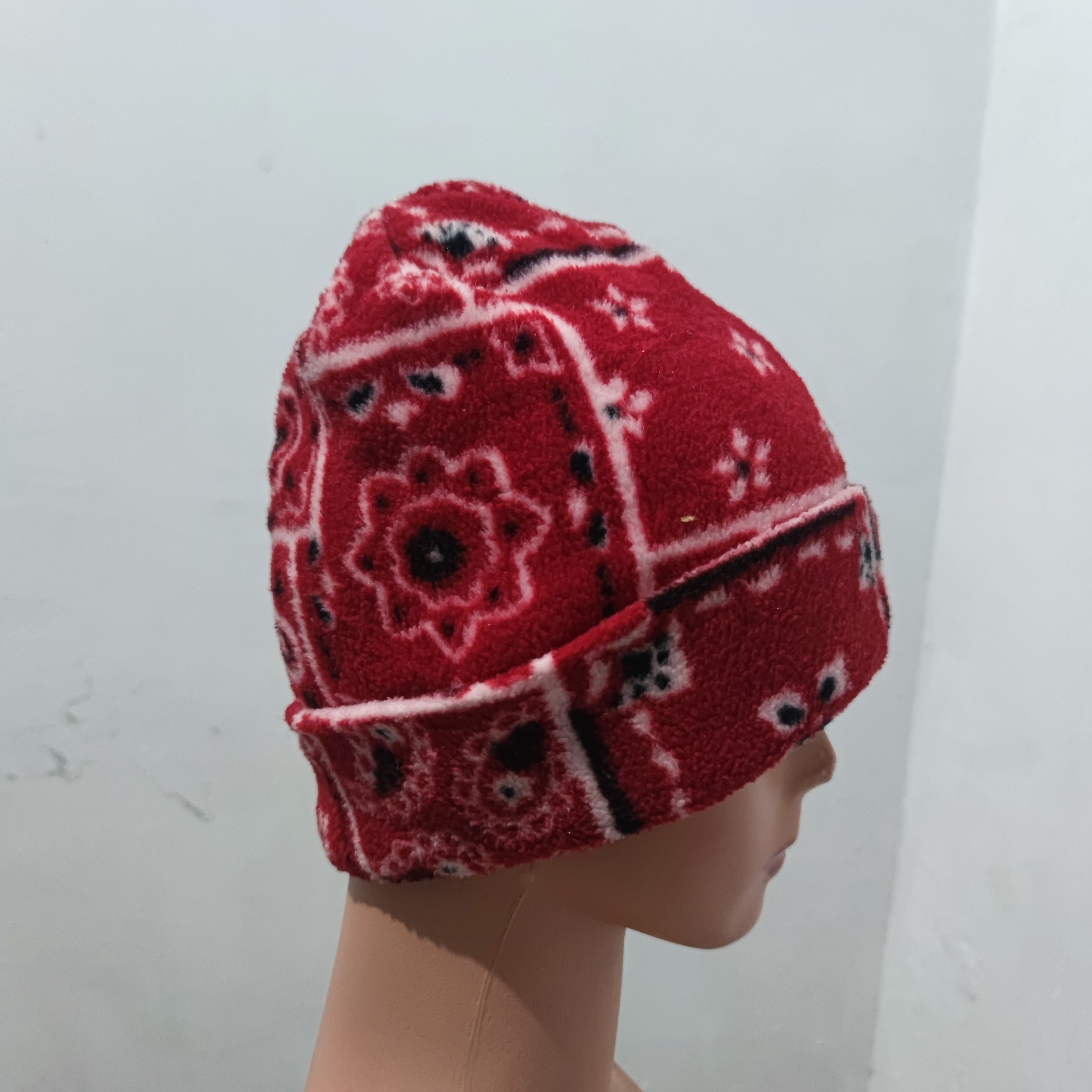 If Six Was Nine × Japanese Brand red beanni velvet hat Size ONE SIZE - 2 Thumbnail