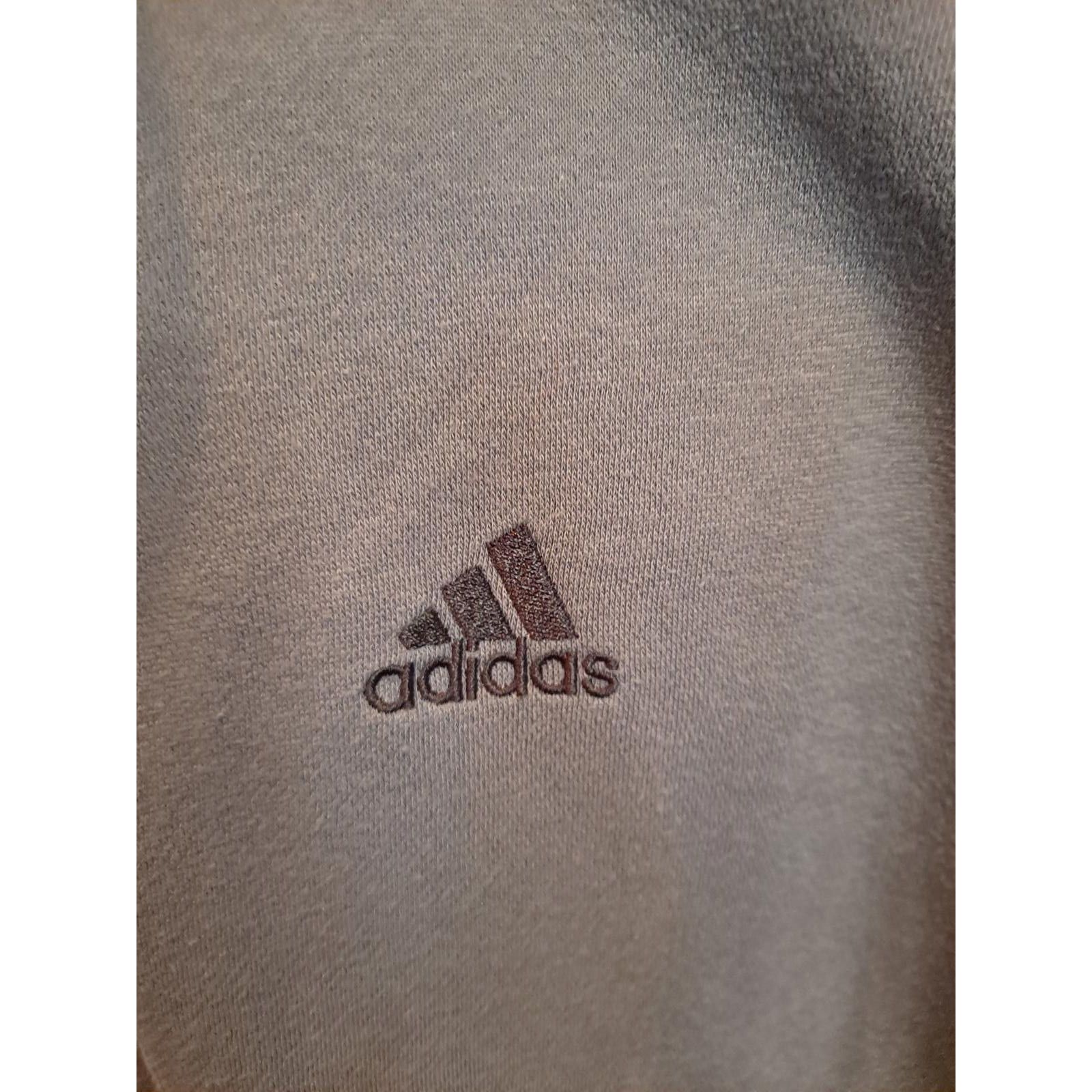 Adidas Adidas Gray with Black Striped Full Zip Track Jacket Size XL Size US XL / EU 56 / 4 - 2 Thumbnail