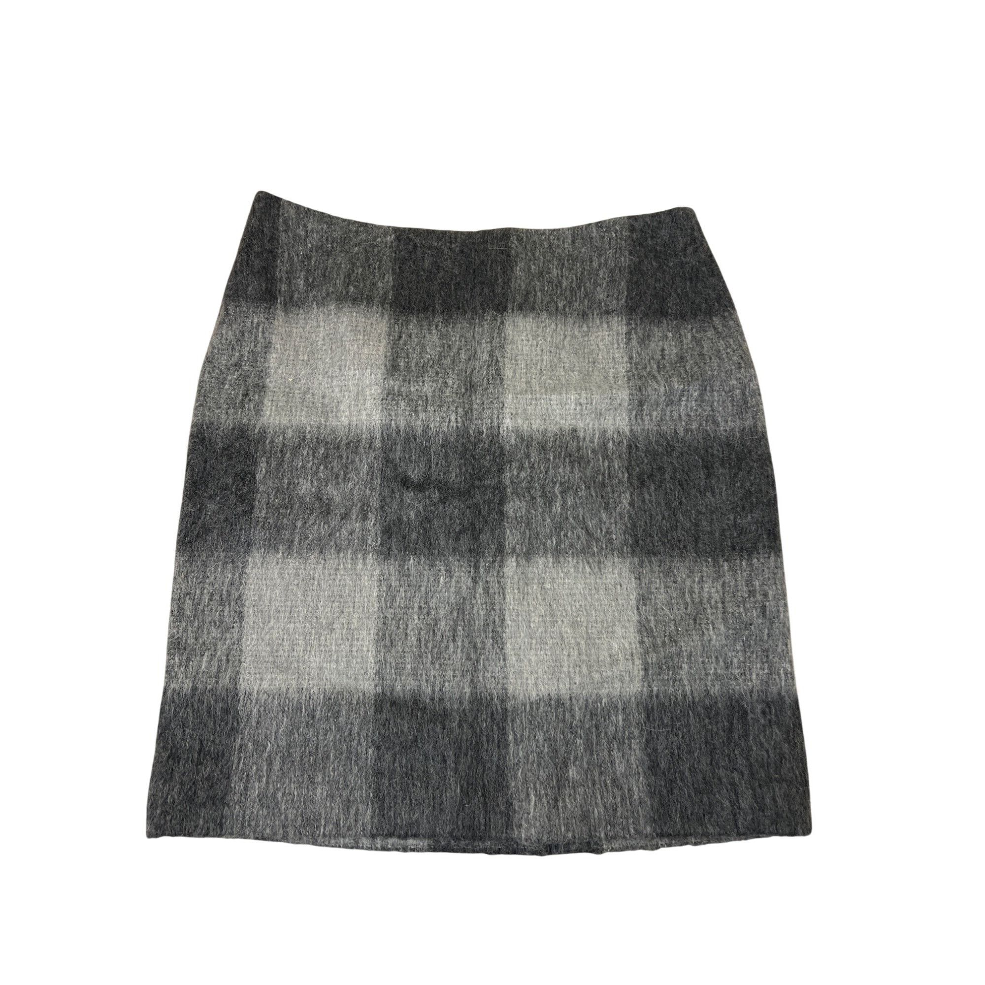 Talbots Talbots Gray Plaid Wool Blend Pencil Skirt Back Zipper Fully Size 30" / US 8 / IT 44 - 1 Thumbnail