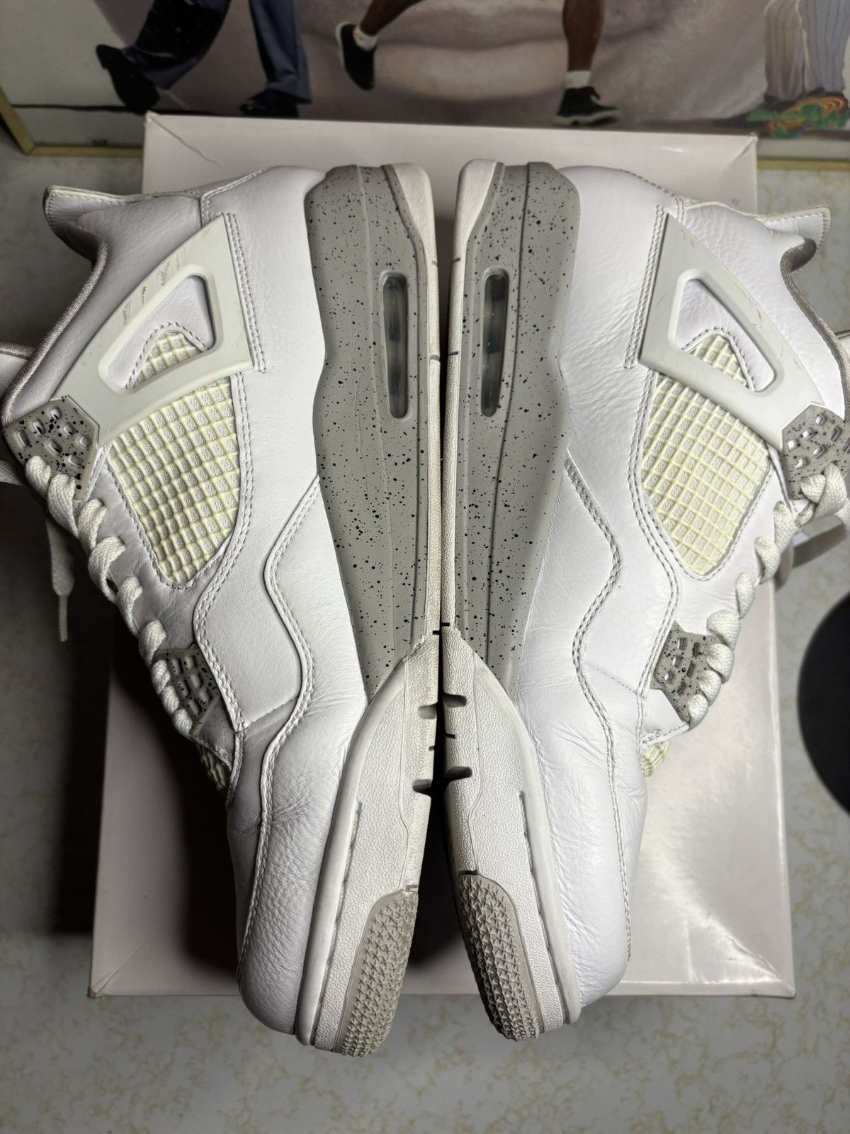 Jordan Brand Jordan Retro 4 ‘white oreo’ Size US 12 / EU 45 - 3 Thumbnail