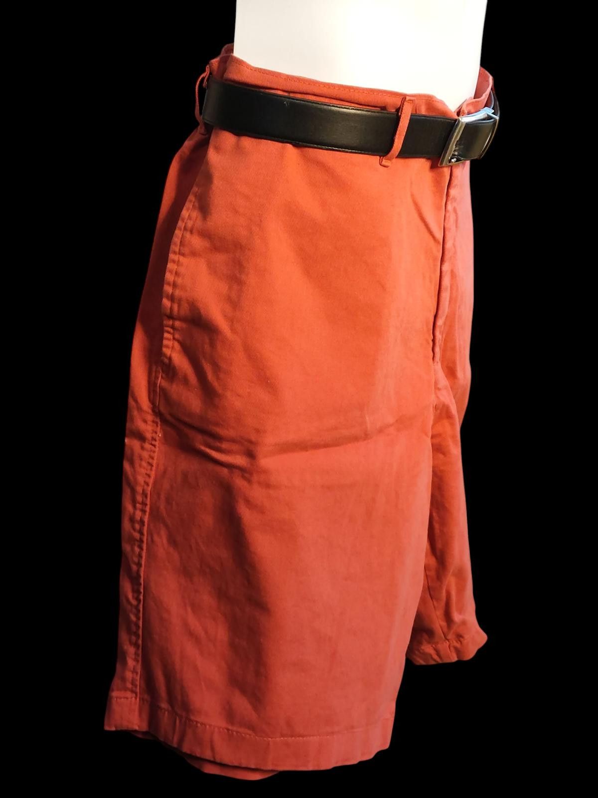 Saddlebred Saddlebred Men's Casual Orange Shorts Size US 38 / EU 54 - 3 Thumbnail