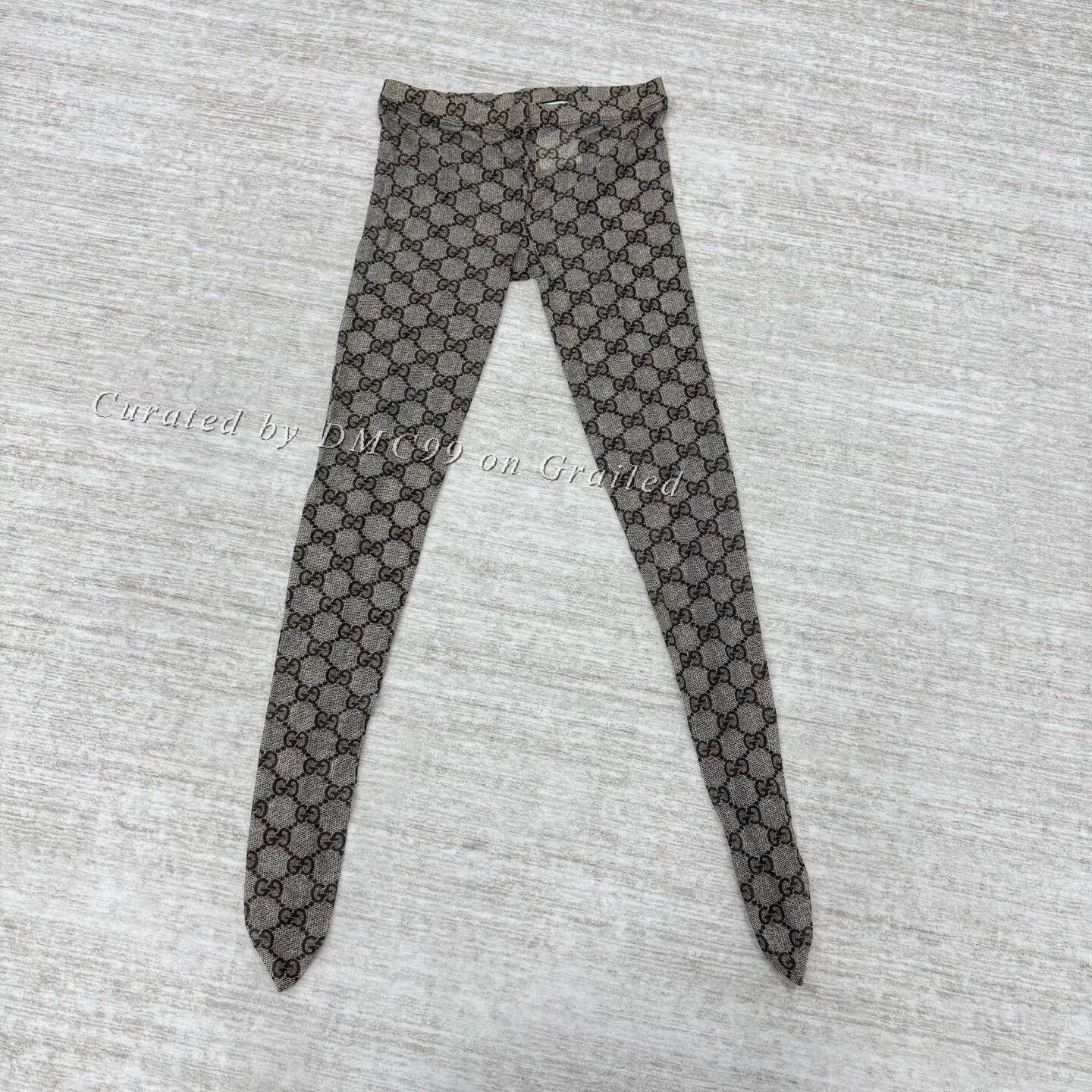 Gucci Gucci Monogram Print Stockings Size ONE SIZE - 1 Thumbnail